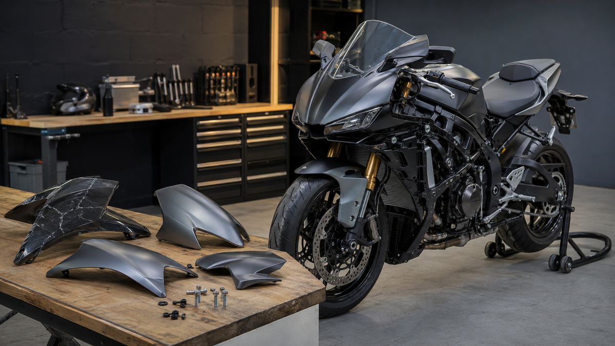 Motorcycle Fairings After a Street Crash: How to Choose the Right Replacement Scope