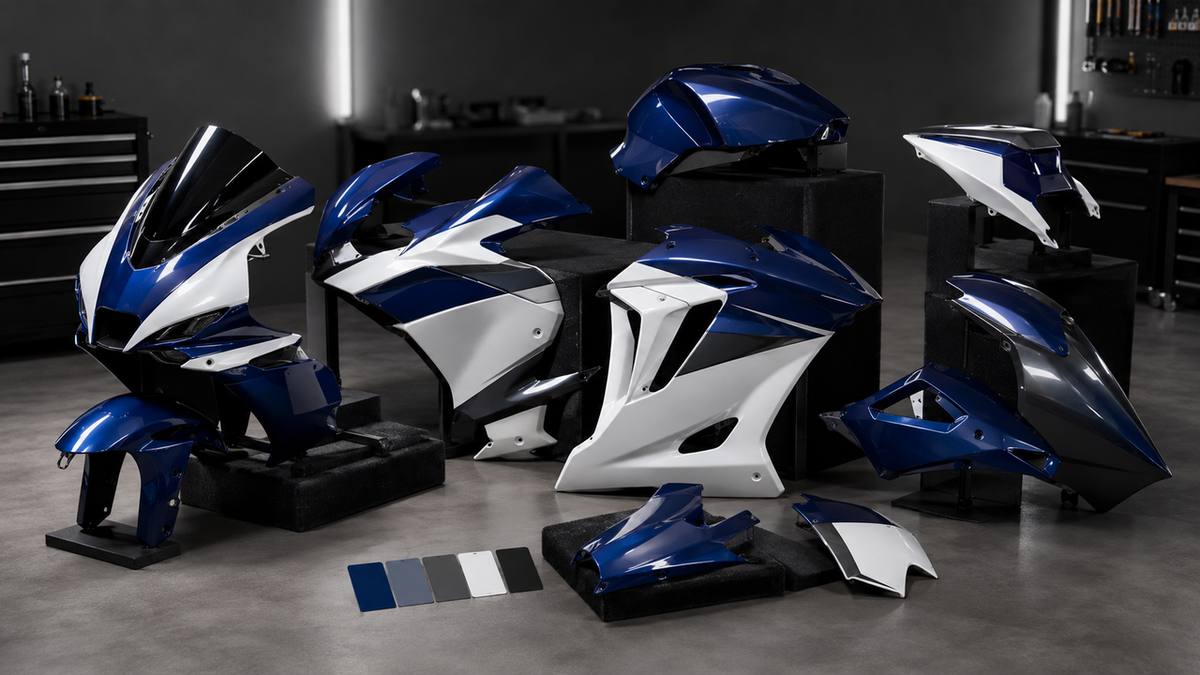 Where Can You Order Model-Specific Motorcycle Fairings in Your Own Color Scheme?