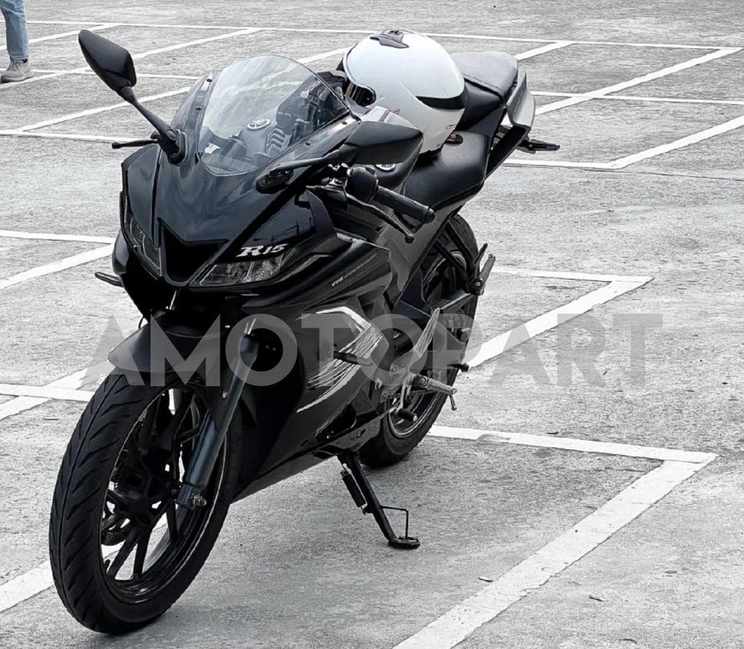 Amotopart 2018-2024 Yamaha YZF R15 Glossy Black Fairing Kit