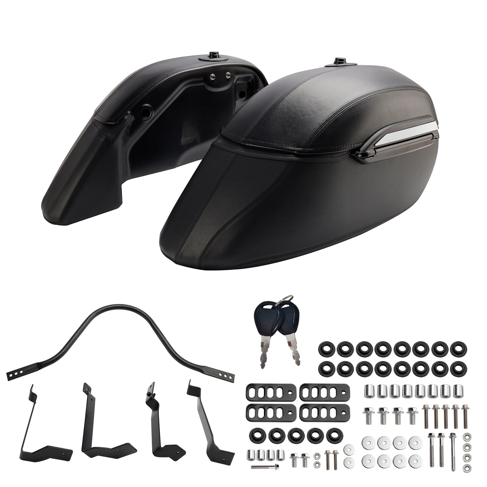 15-23 Kawasaki Vulcan S 650 Vn/En650 Side Saddlebag Luggage Pouch Black