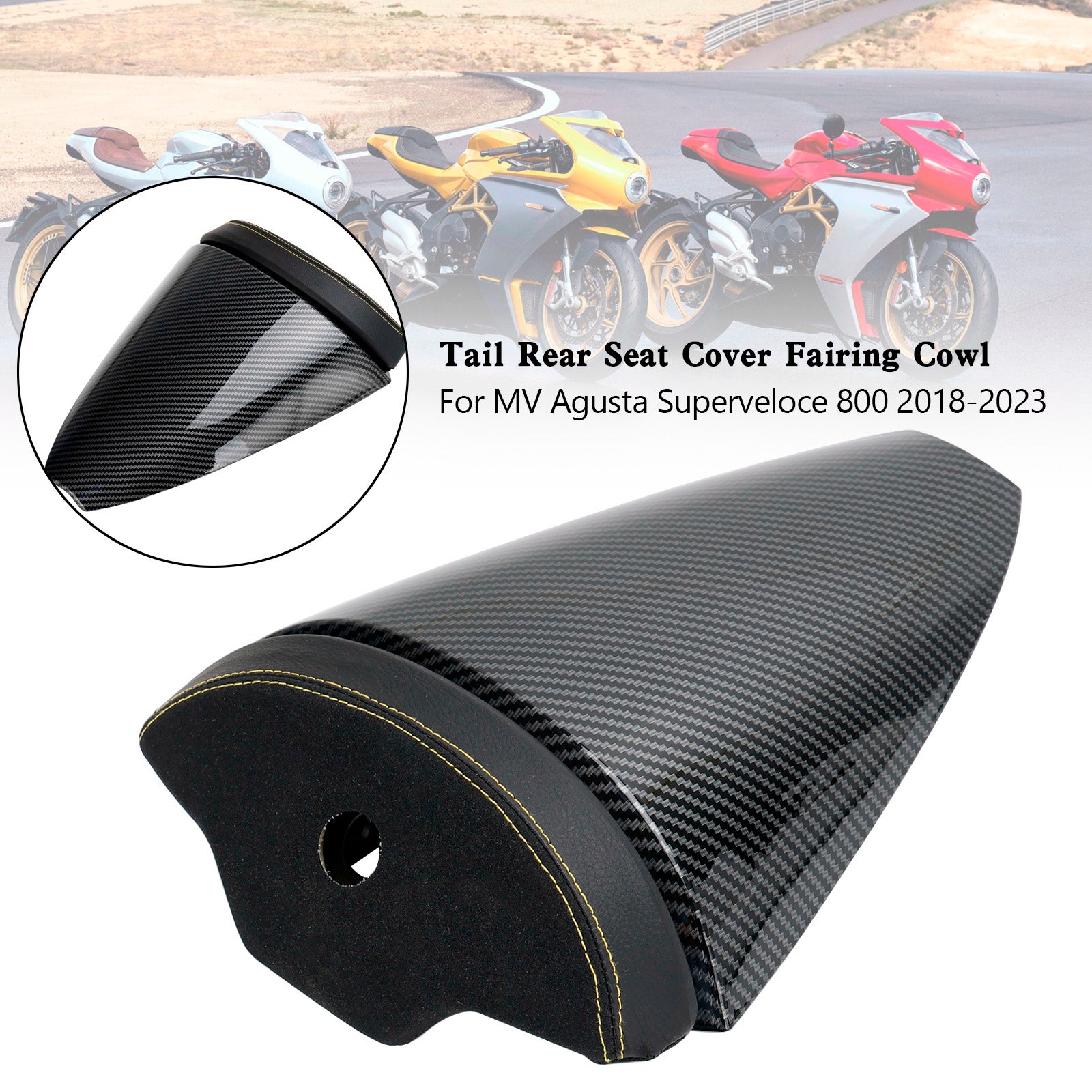 2018-2023 MV Agusta Superveloce 800 Tail Tylna pokrywa siedzenia Fairing Cowl