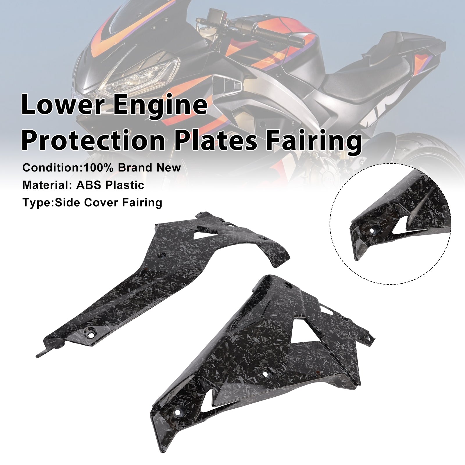 2024-2025 Aprilia RS457 RS 457 Engine Lower Belly Pan Panels Guard Fairing