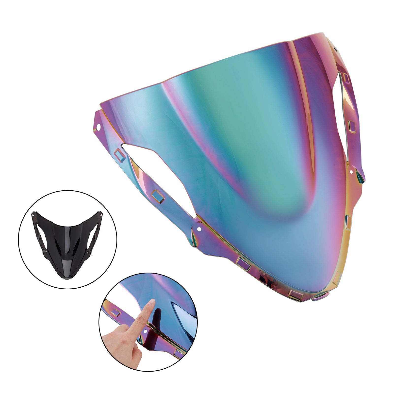 24-25 Kawasaki ZX6R 636 Windshield Windscreen