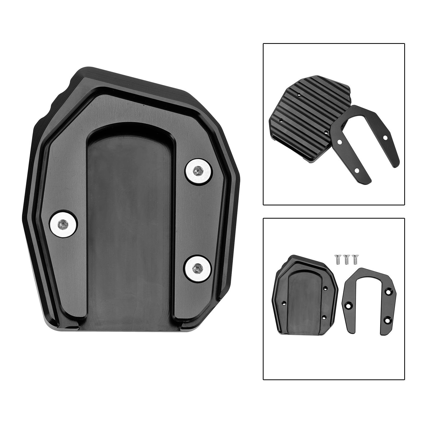 Almohadilla de placa ampliada con soporte para Kawasaki Vulcan S 650 VN650 2015-2021