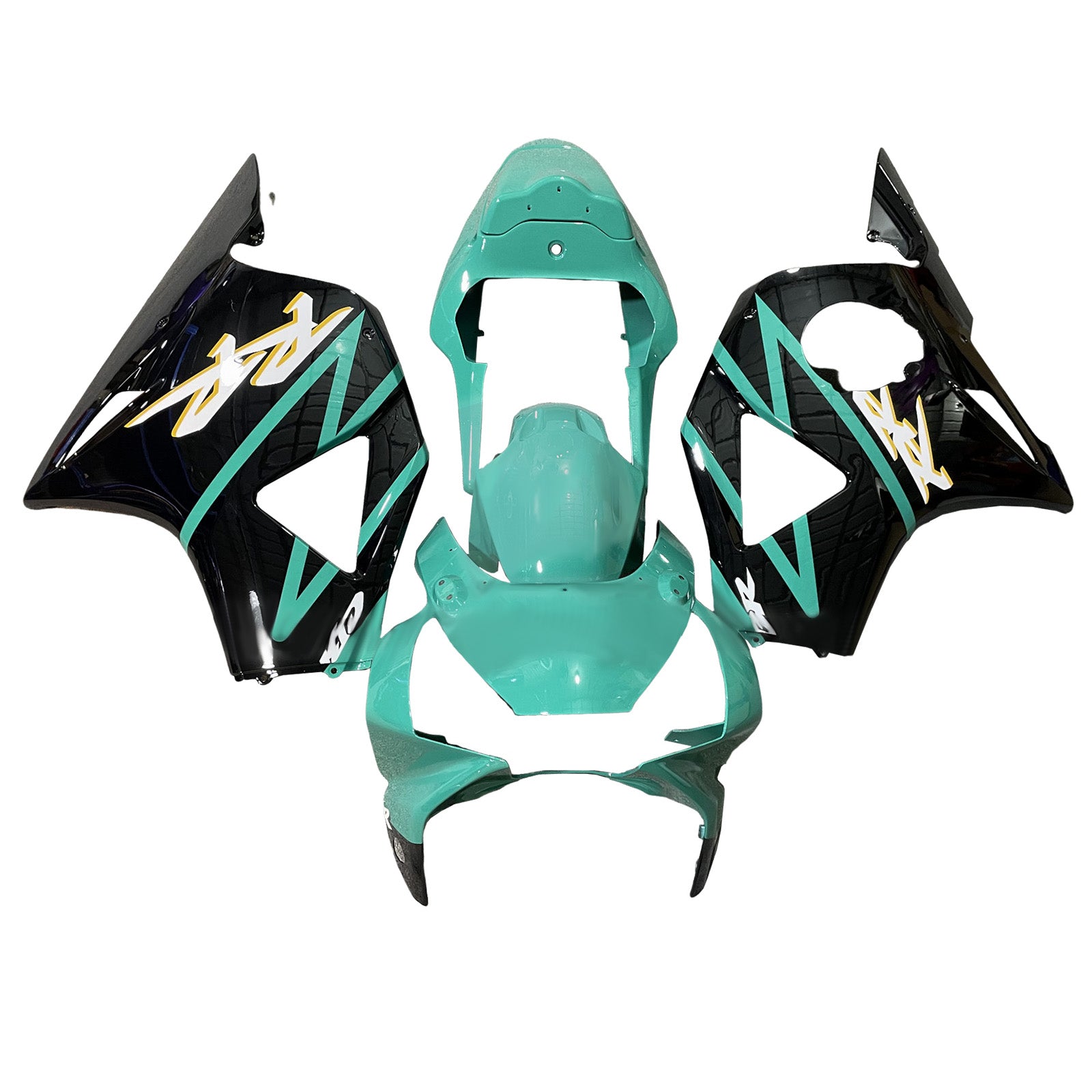 Amotopart 2002-2003 Honda CBR954 Light Green Black Fairing Kit