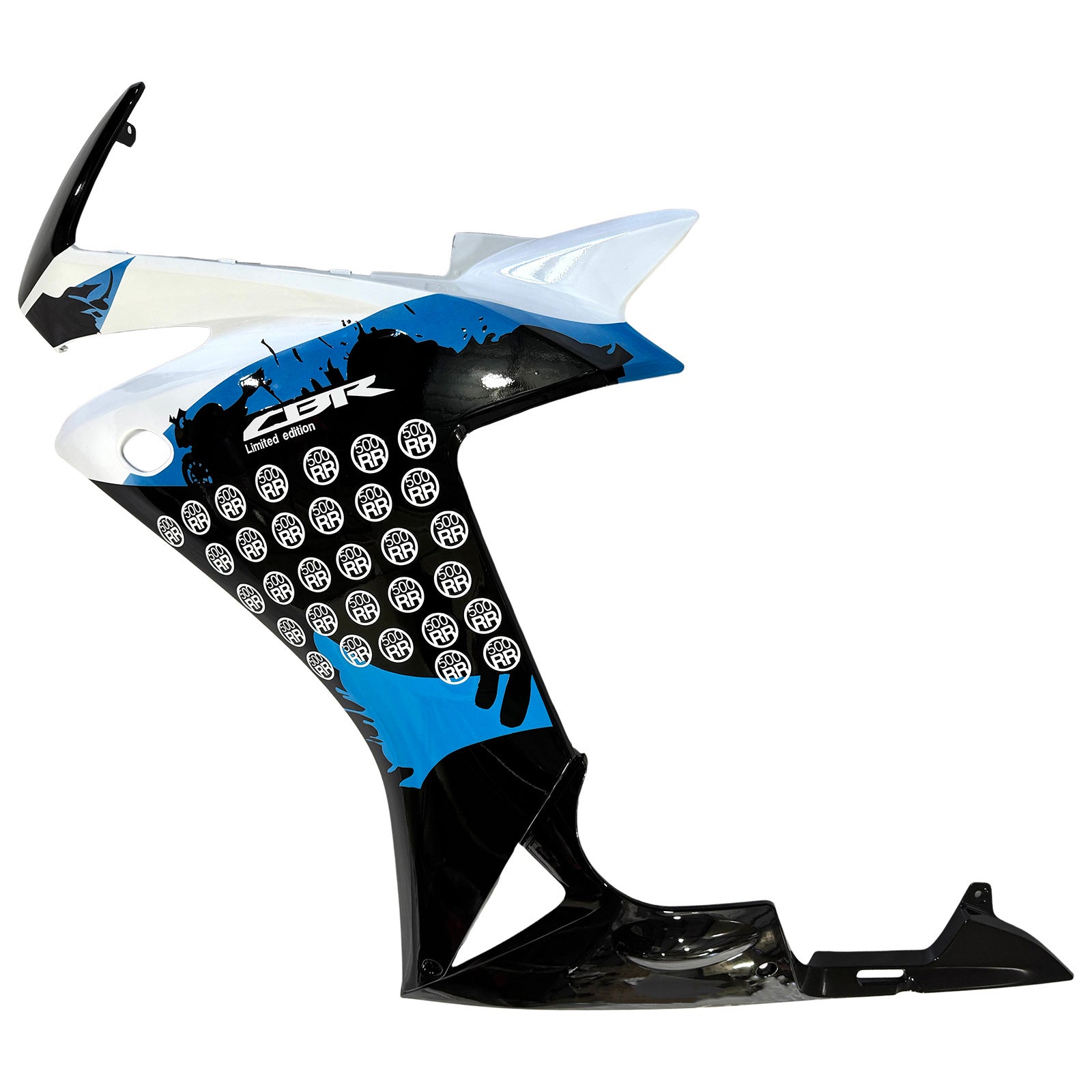 Amotopart 2013-2015 Honda CBR500R Black Blue Fairing Kit