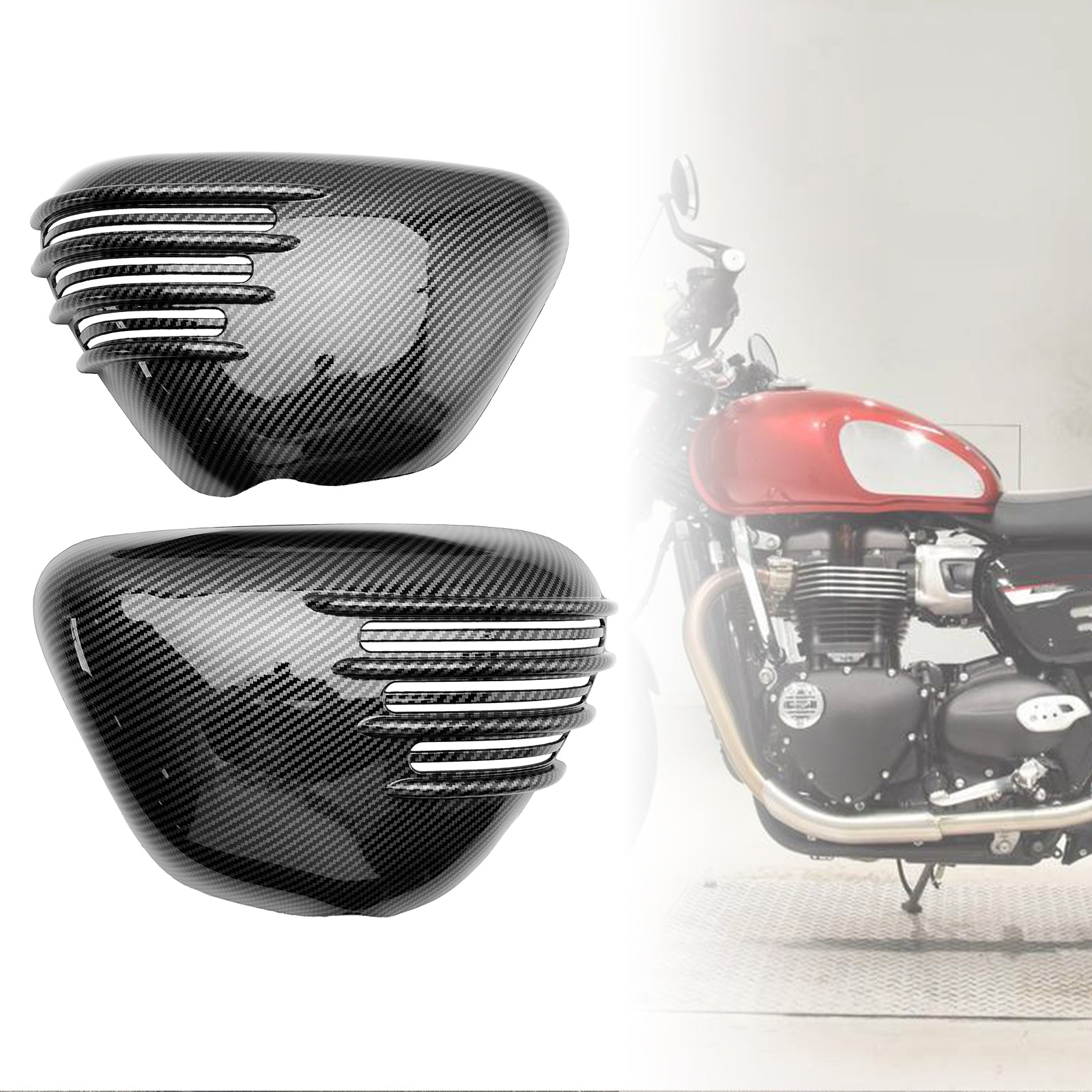23-24 Speed Twin 900 Side Seat Fairing Panel Cowl