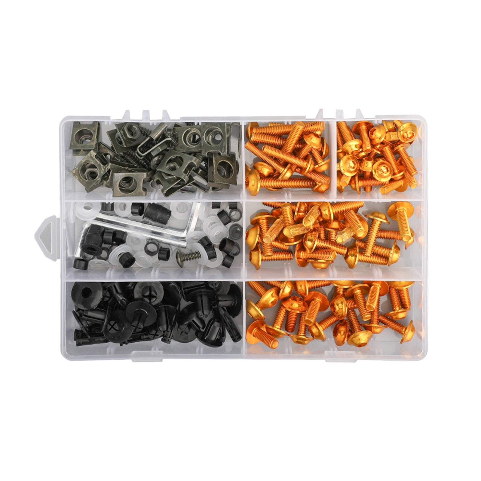 Amotopart 2013-2024 Kit carena Kawasaki EX300/Ninja 300 giallo nero