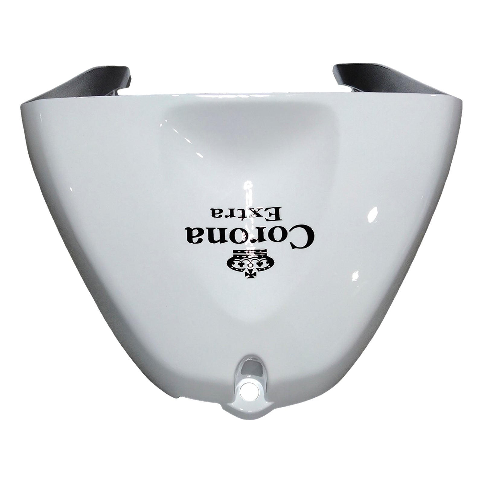 Amotopart 2005-2006 Kawasaki ZX6R 636 White Black Fairing Kit