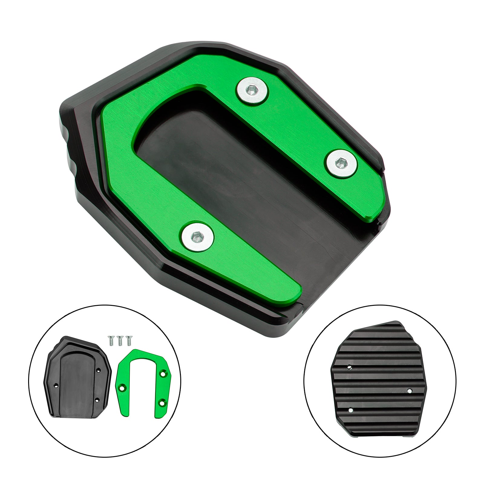 Almohadilla de placa ampliada con soporte para Kawasaki Vulcan S 650 VN650 2015-2021