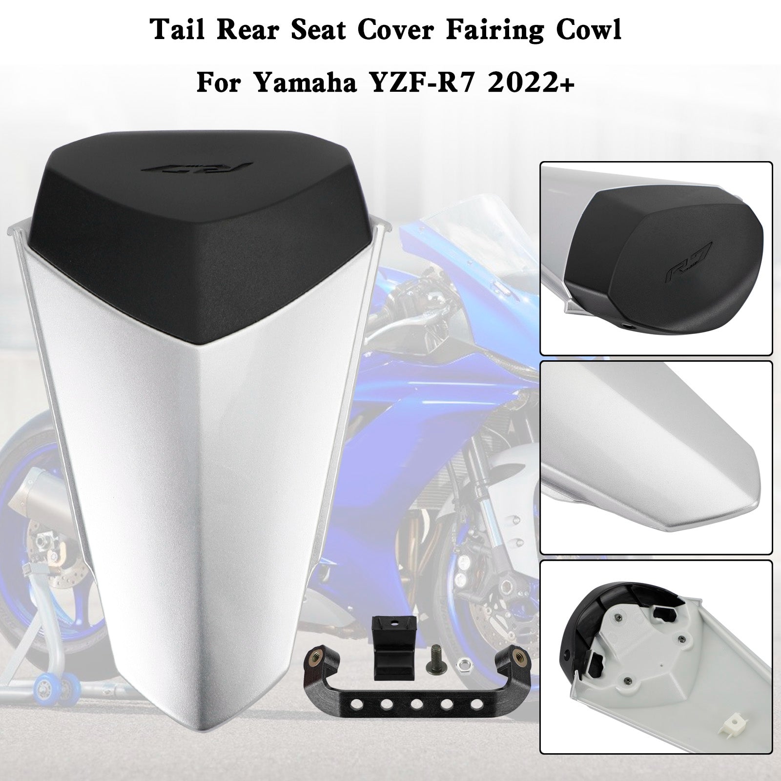 22-25 YAMAHA YZF R7 Tail Rear Seat Cover Fairing Cowl