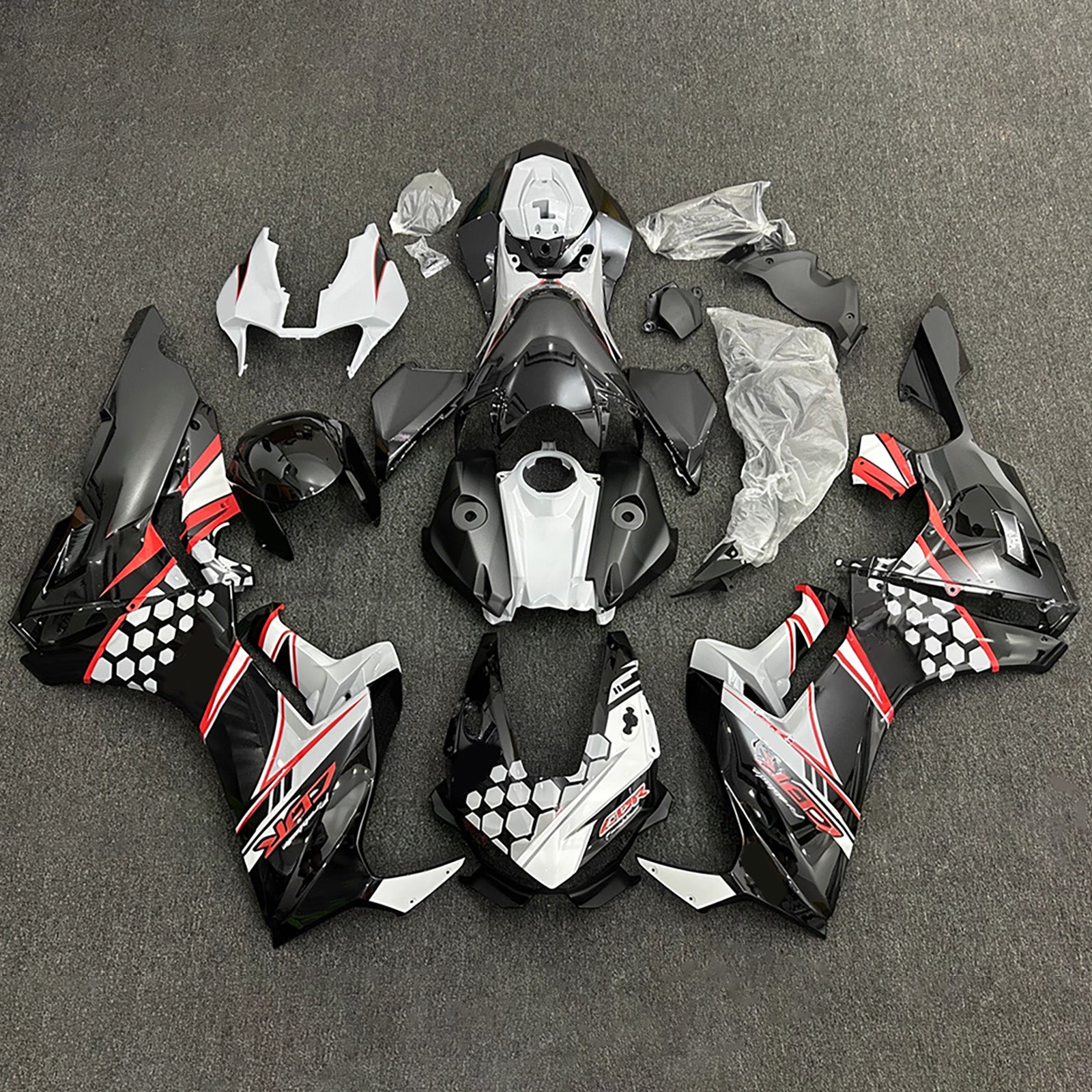 Amotopart 2017-2026 Honda CBR1000RR Black Fairing Kit