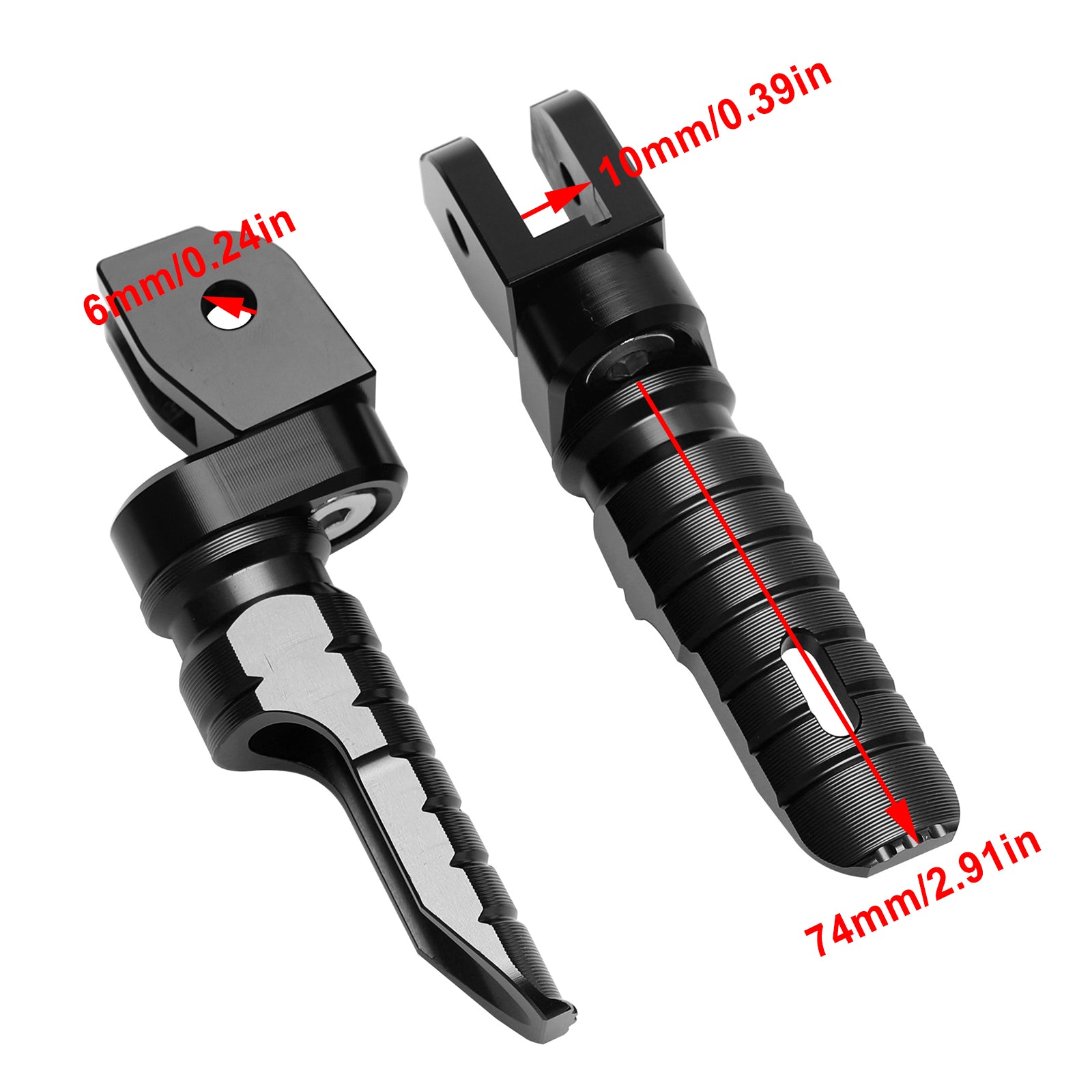 Voorste voetsteunen voeten Pin geschikt voor Ducati Monster 821 937 950 1100/s/EVO 1200/s/r