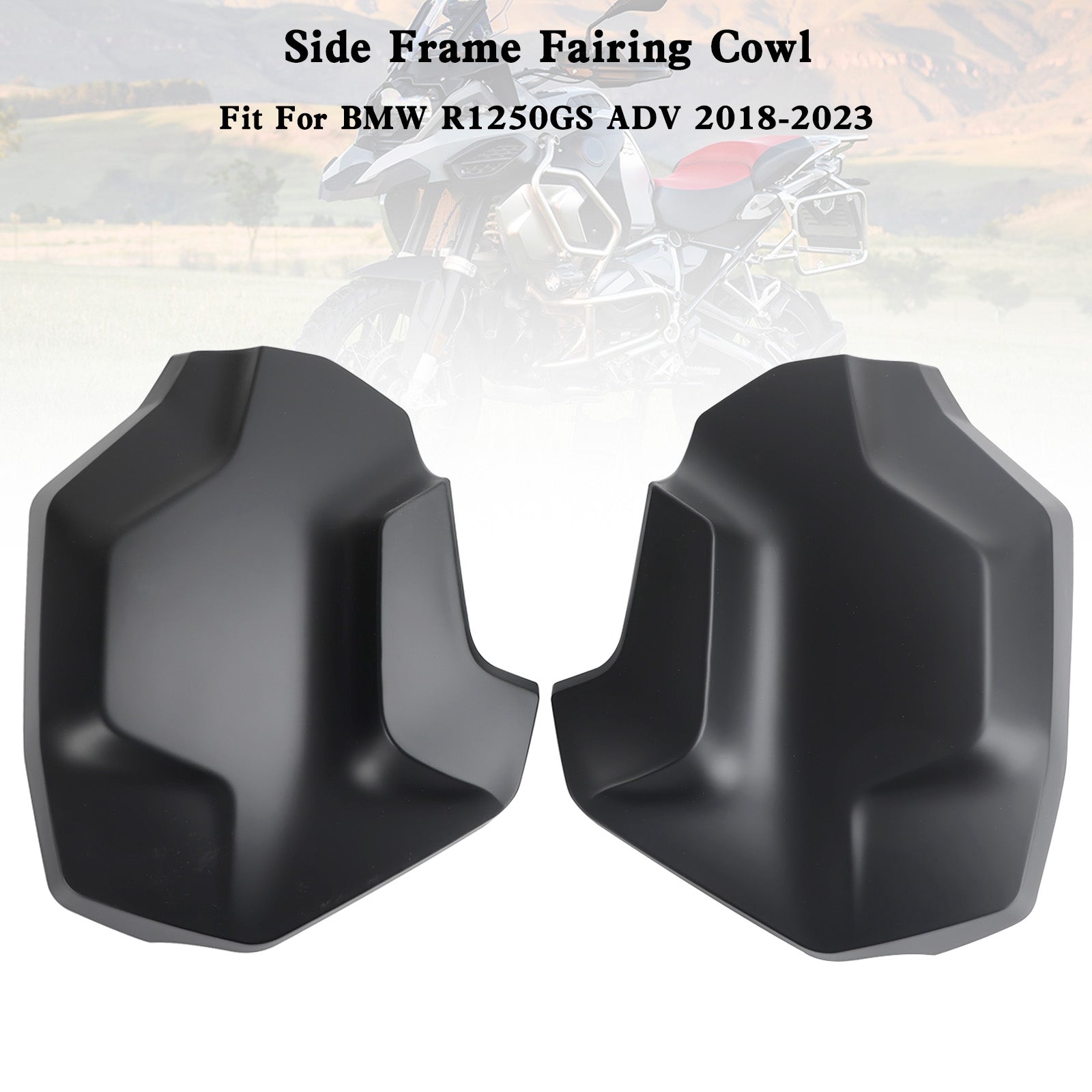 18-23 BMW R1250GS Adv Boczna ramka Fairing Fairing Cowl Strażnik pokrywa chłodnicy