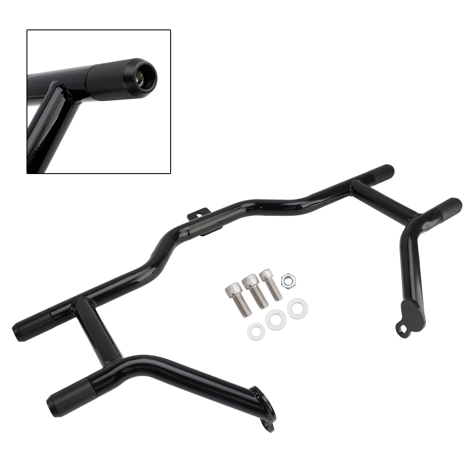 09-23 Touring Road King Bumper Engine Protection Guard Crash Bar Black