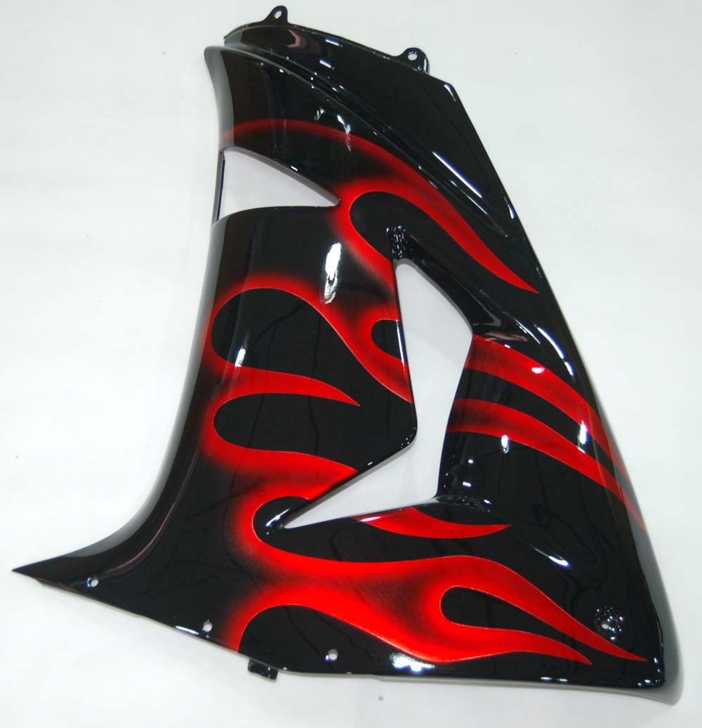 Amotopart 2006-2007 Kawasaki ZX10R sort kåbesæt