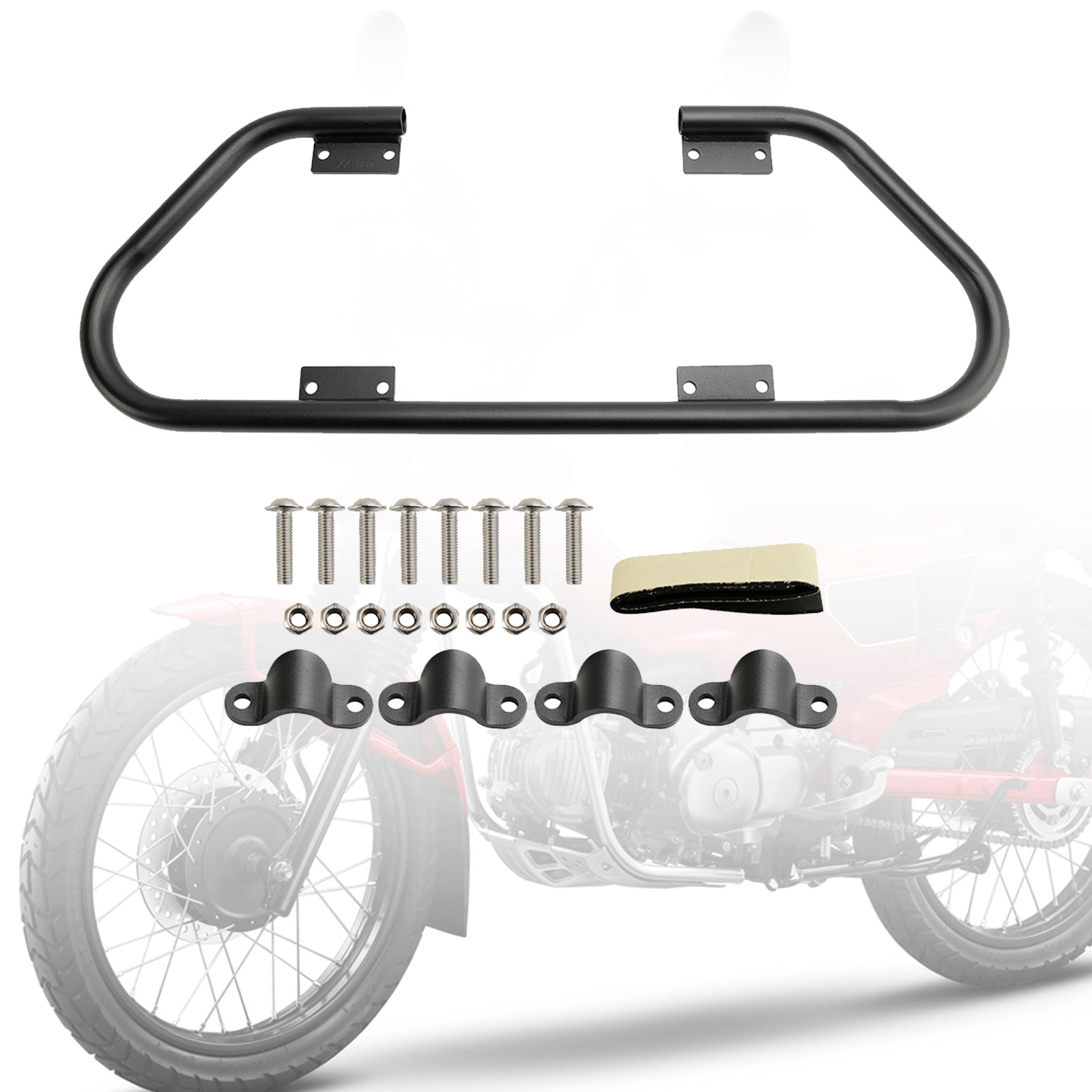 Engine Guard Crash Bar Frame Protector Bumper For Honda Ct125 Hunter Cub 20-22