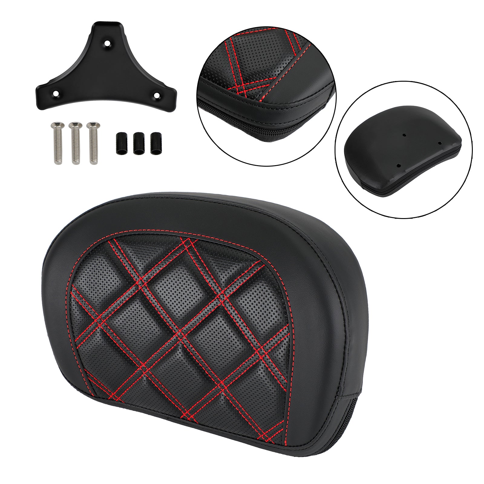 Driver Rider Sissy Bar Seat Backrest Pad for CVO Street Glide FLHXSE 2015-2021