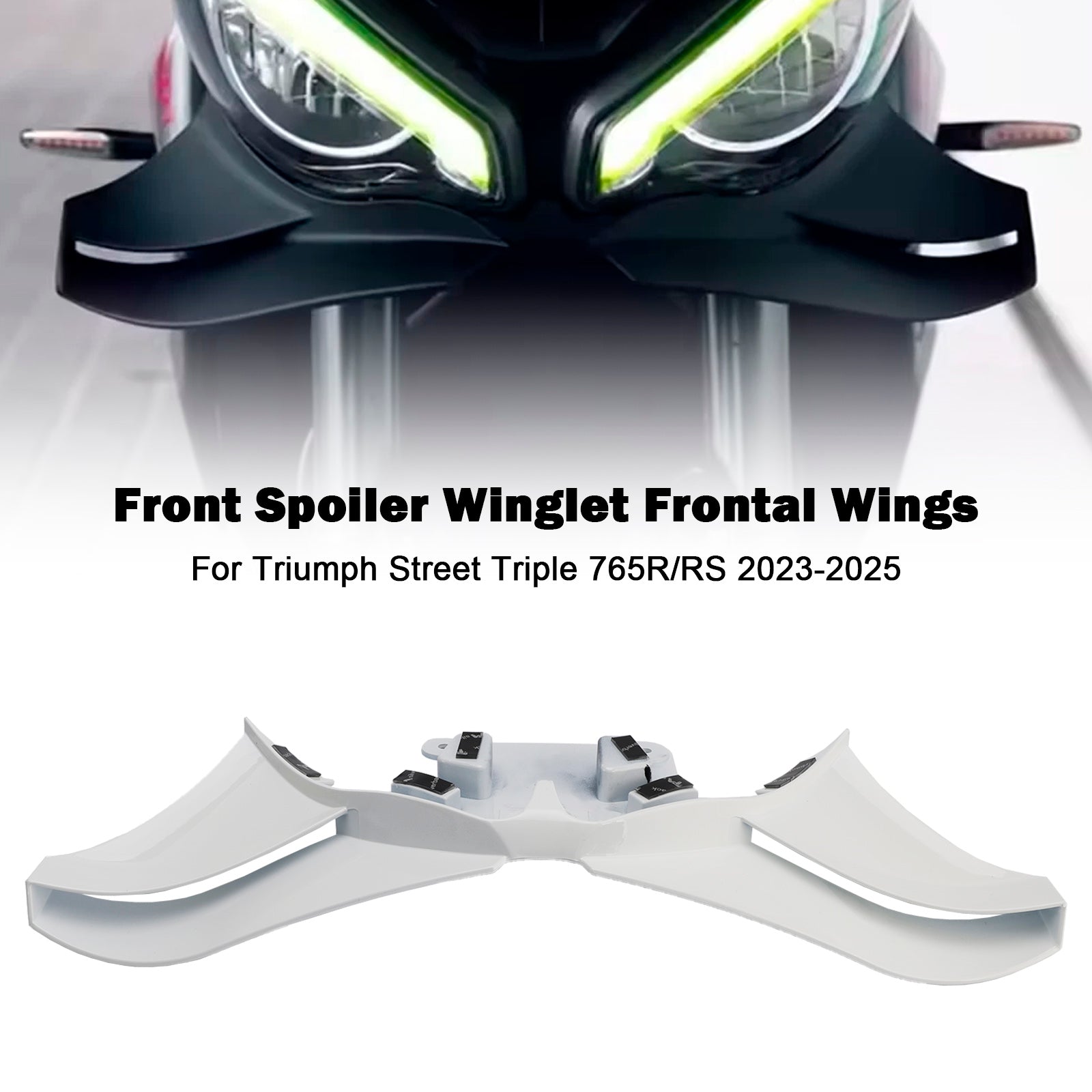 2023-2025 Street Triple 765R/RS Front Spoiler Winglet Frontal Wings