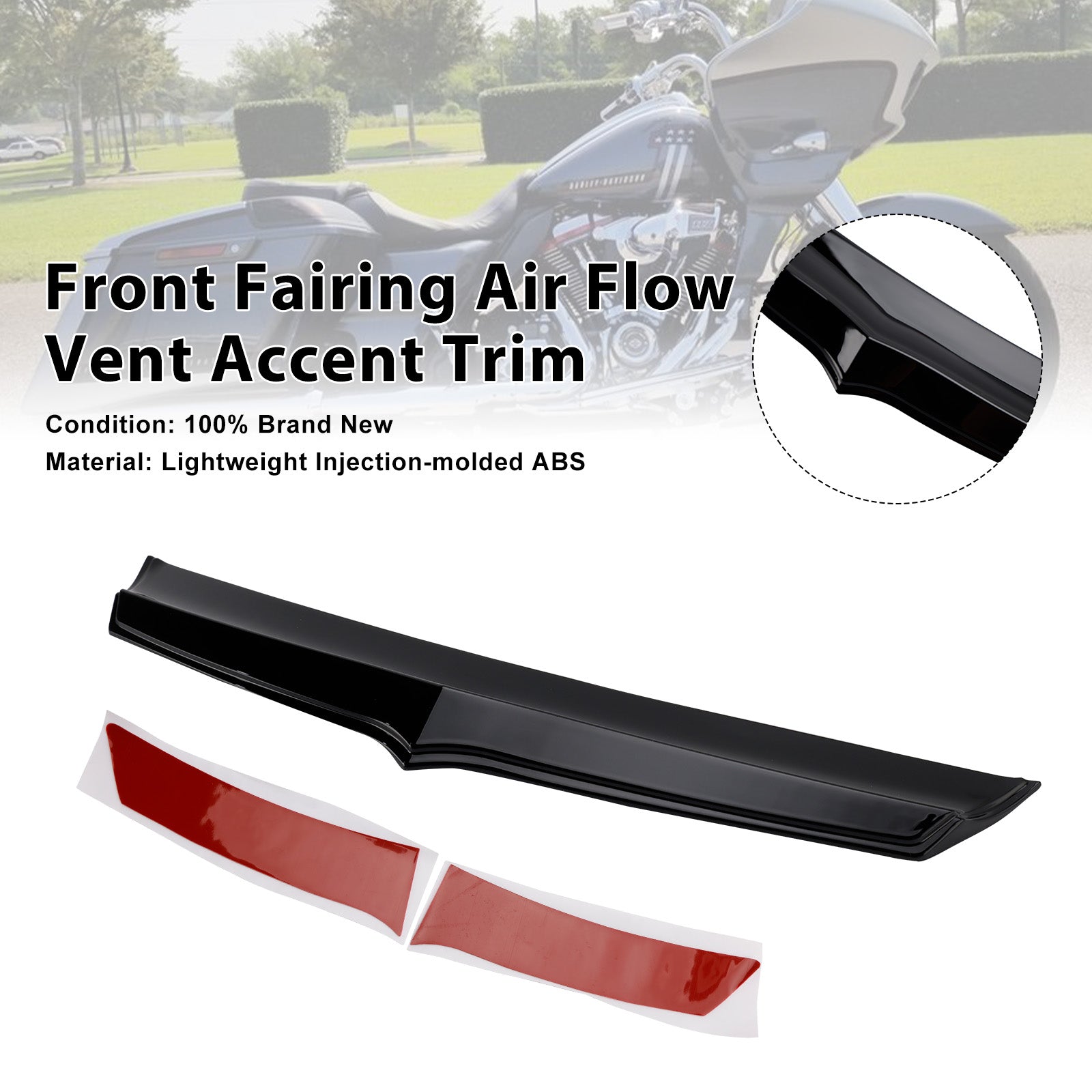 2015-Up Road Glide FLTRX Front Fairing Air Flow Vent Accent Trim