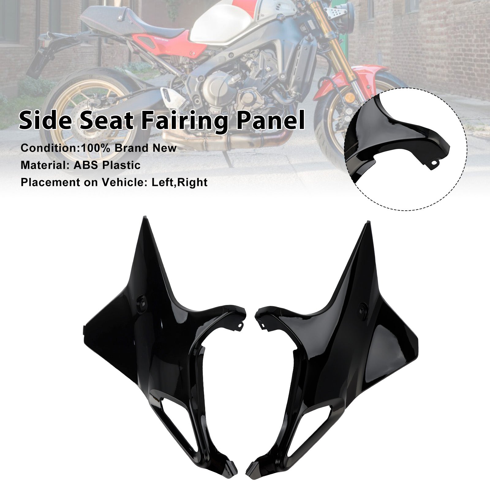 Yamaha XSR 900 XSR900 2022-2025 Side Seat Fairing Panel Cowl
