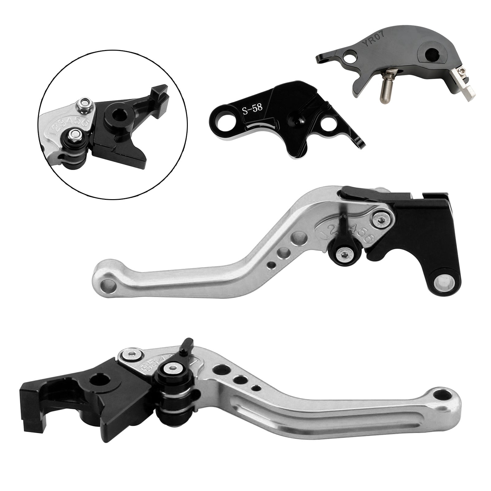 22-23 YAMAHA YZF R7 MT-10/SP FZ-10/SP NEW Short Clutch Brake Lever