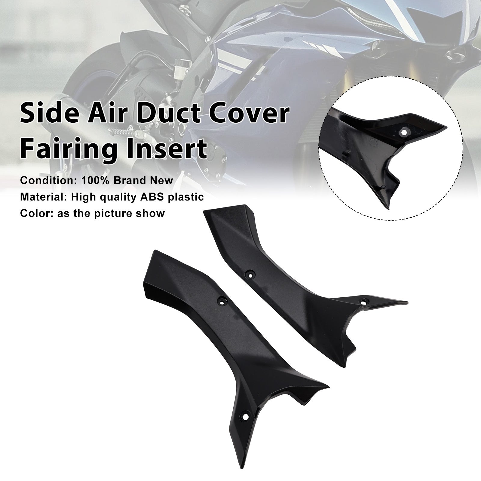 Yamaha YZF R6 2017-2020 Side Air Duct Cover Fairing Intake