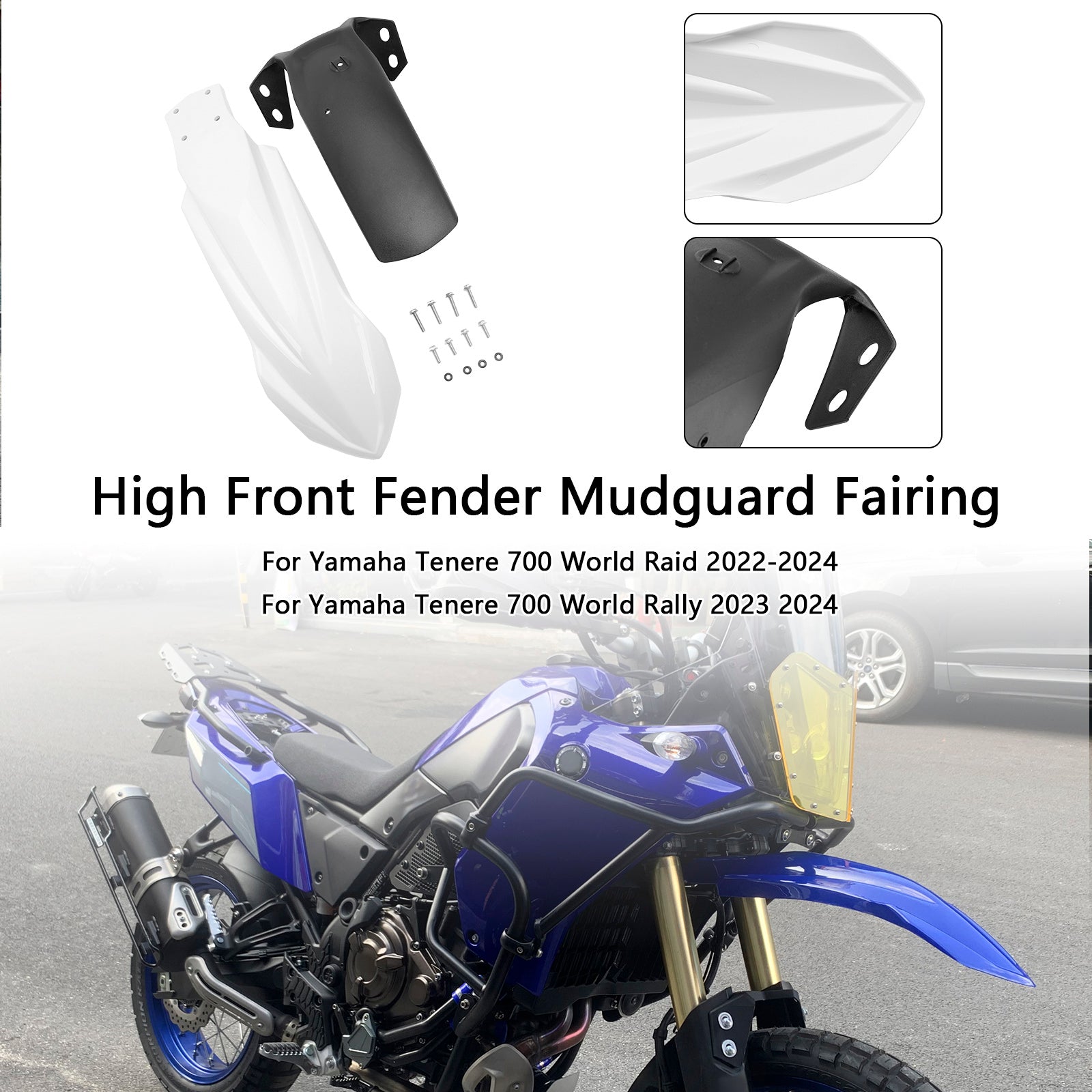 2019-2024 Yamaha Tenere 700 High Front Fender Bagguard Rairing