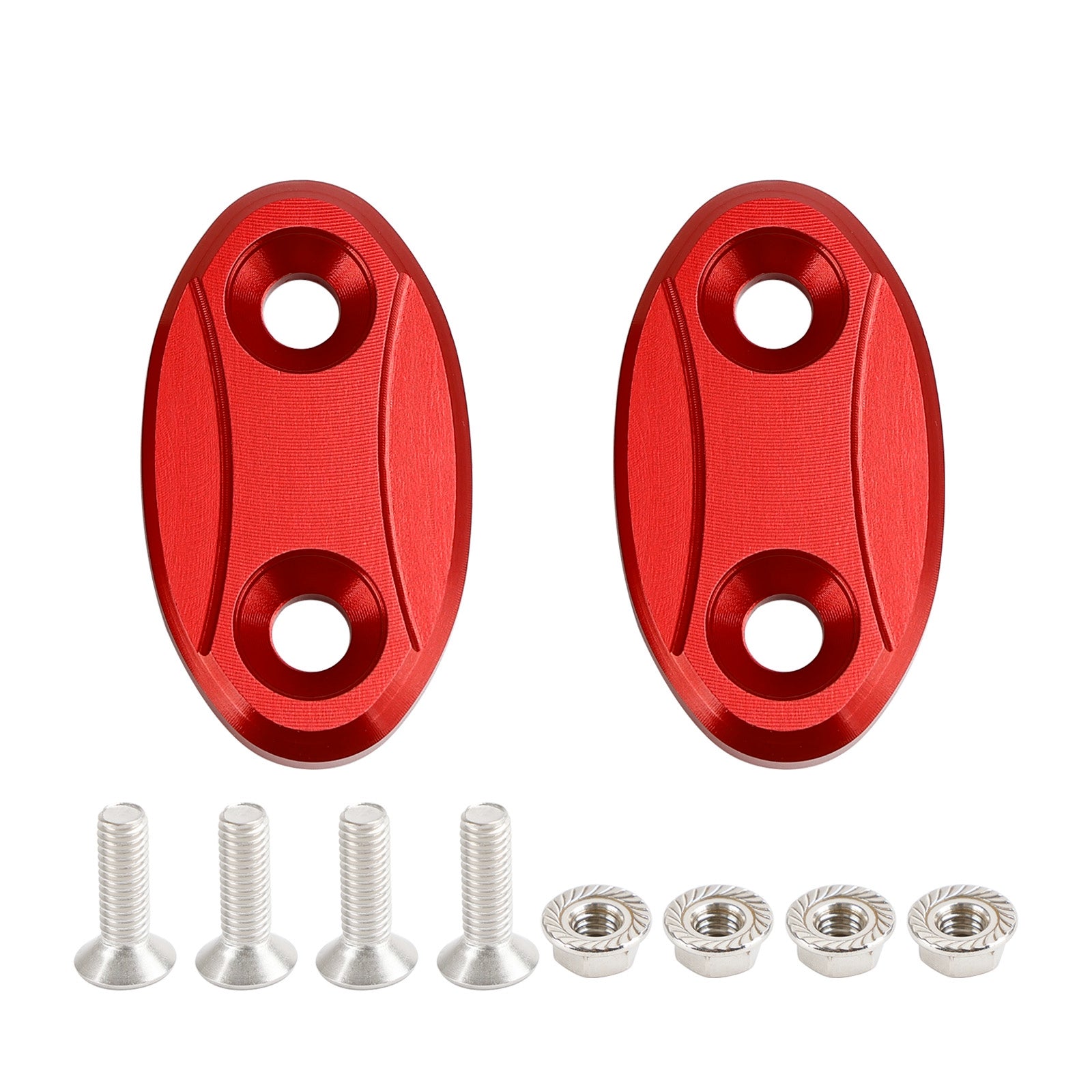 Aluminiowy blok lusterka OFF PLATES Otwory dla Yamaha YZF-R1 R1 2007-2014