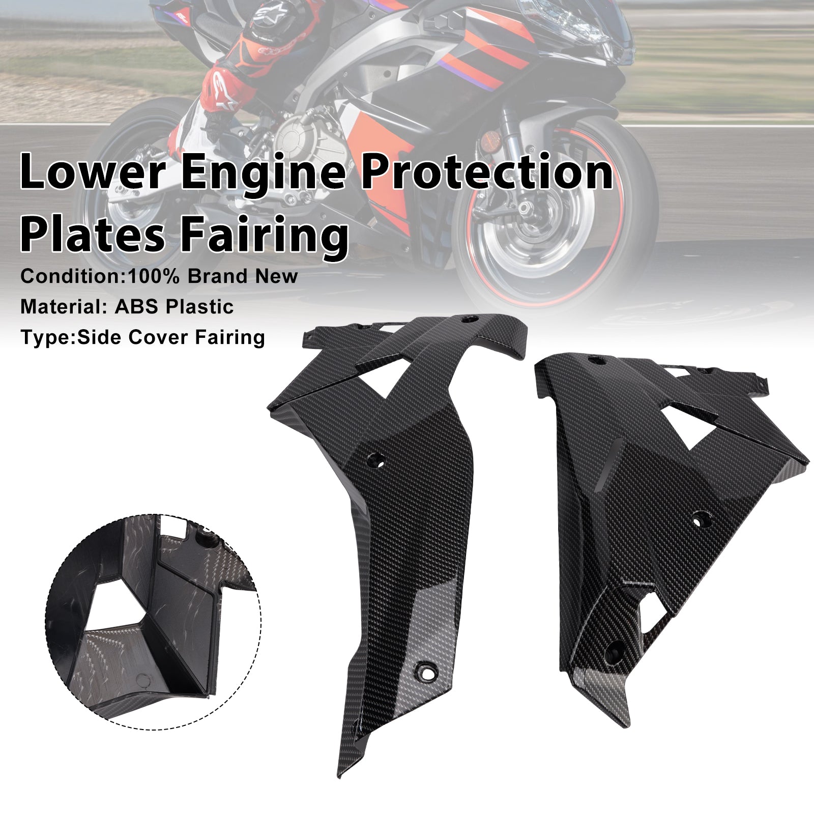 2024-2025 Aprilia RS457 RS 457 Engine Lower Belly Pan Panels Guard Fairing