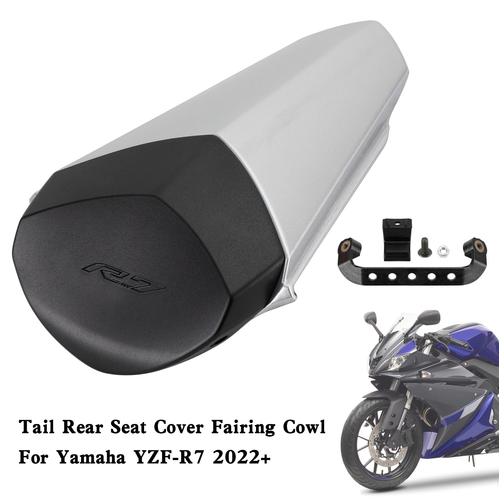 22-25 YAMAHA YZF R7 Tail Rear Seat Cover Fairing Cowl