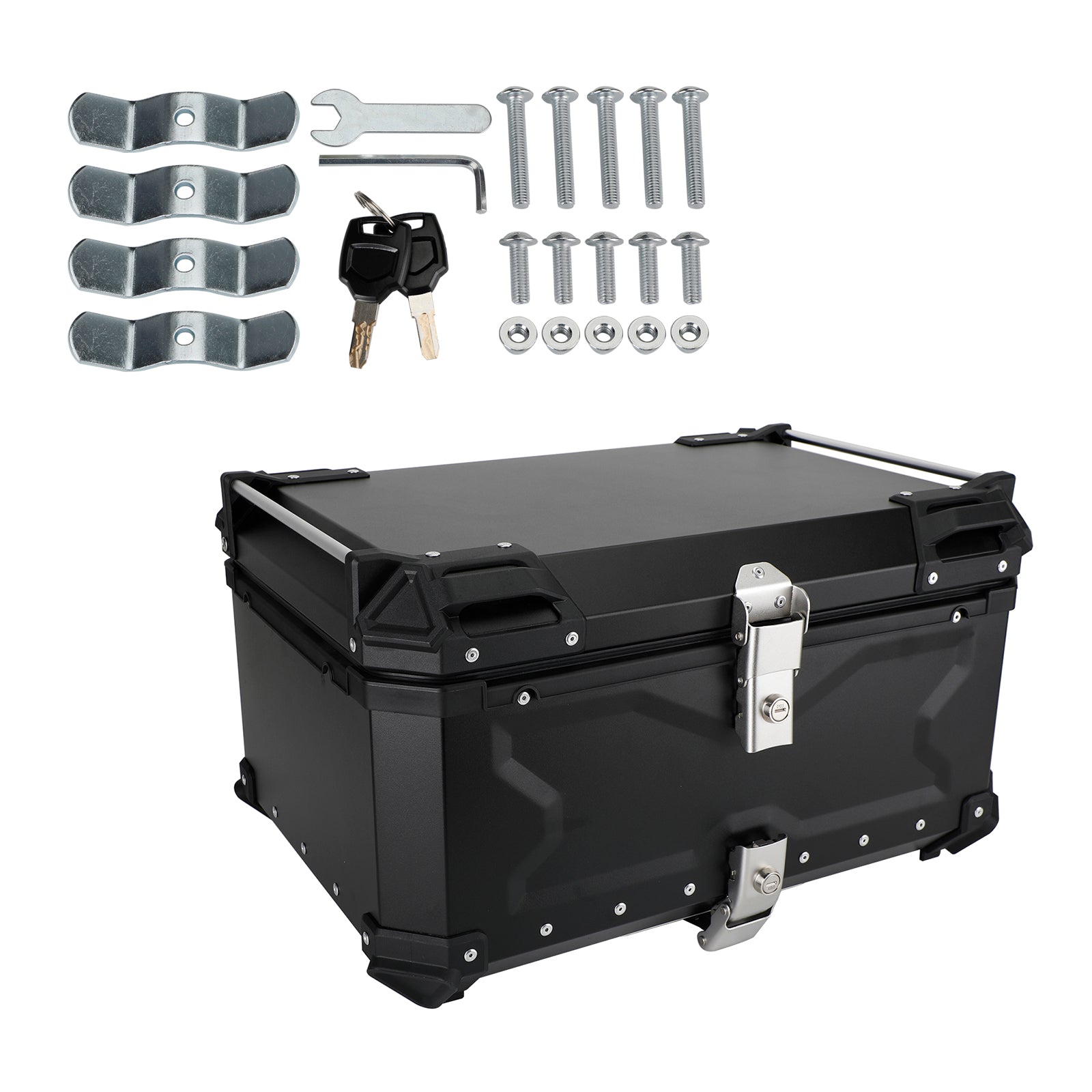 BMW R1200GS R1250GS F750GS 65L PACK TRUNK TRUNK PLAX TOP BAGAGE Pudełko Universal