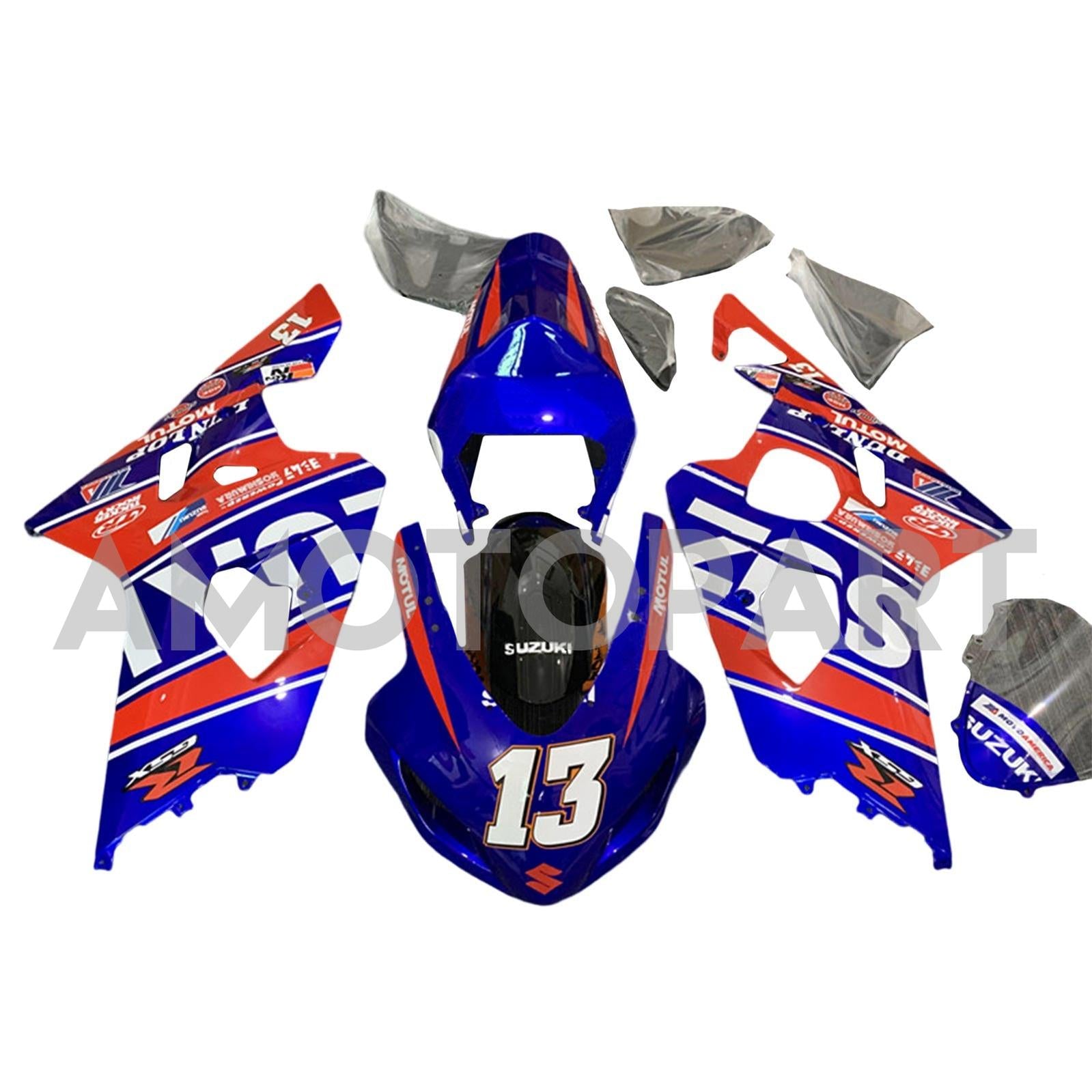 Amotopart 2004-2005 Suzuki GSXR 600/750 Fairing Kit Collection Two