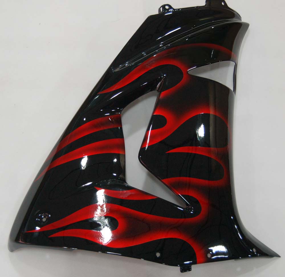 Amotopart 2006-2007 Kawasaki ZX10R sort kåbesæt