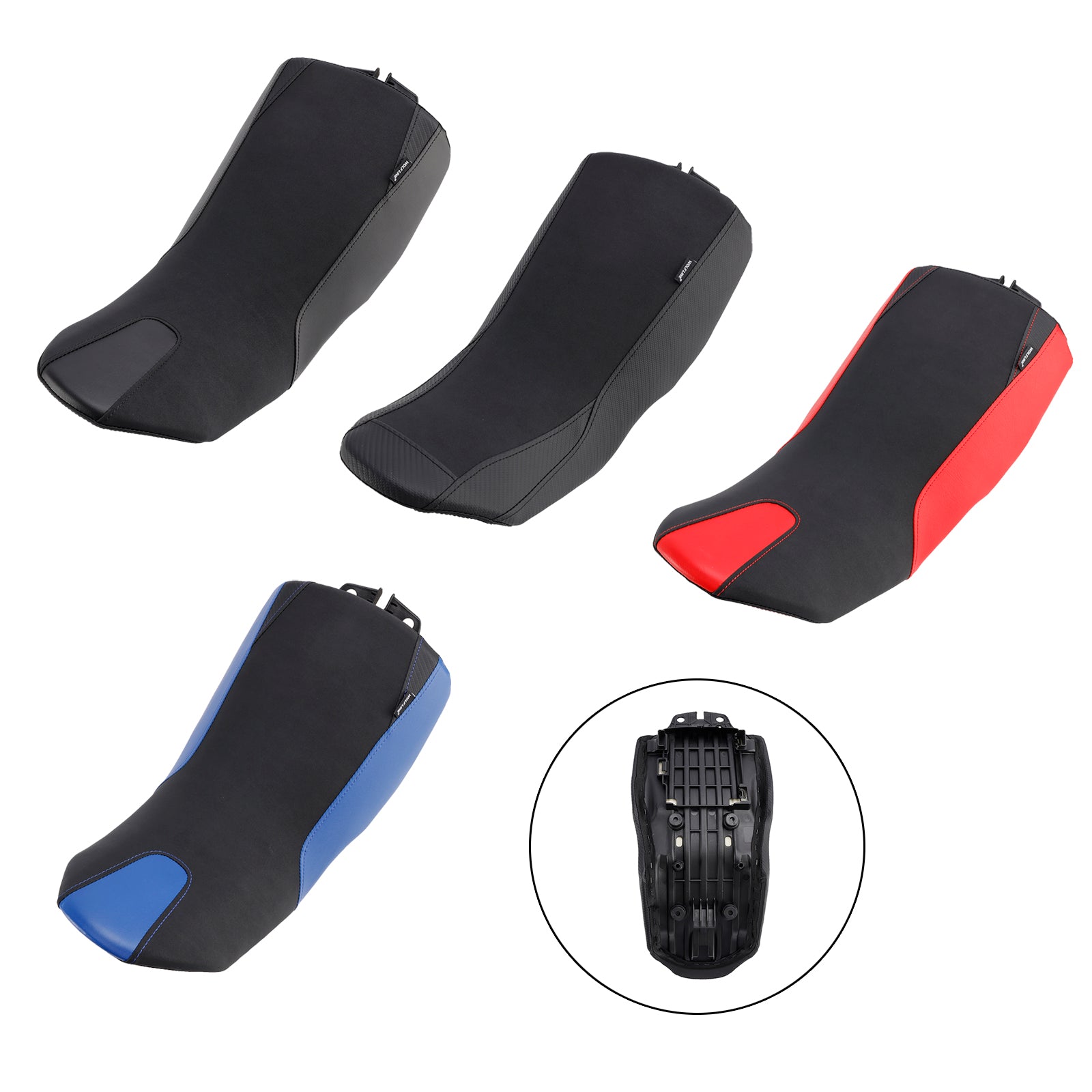 2019-2024 Yamaha Tenere 700 Front Raider Seat Driver Cushion Pu Blue Black