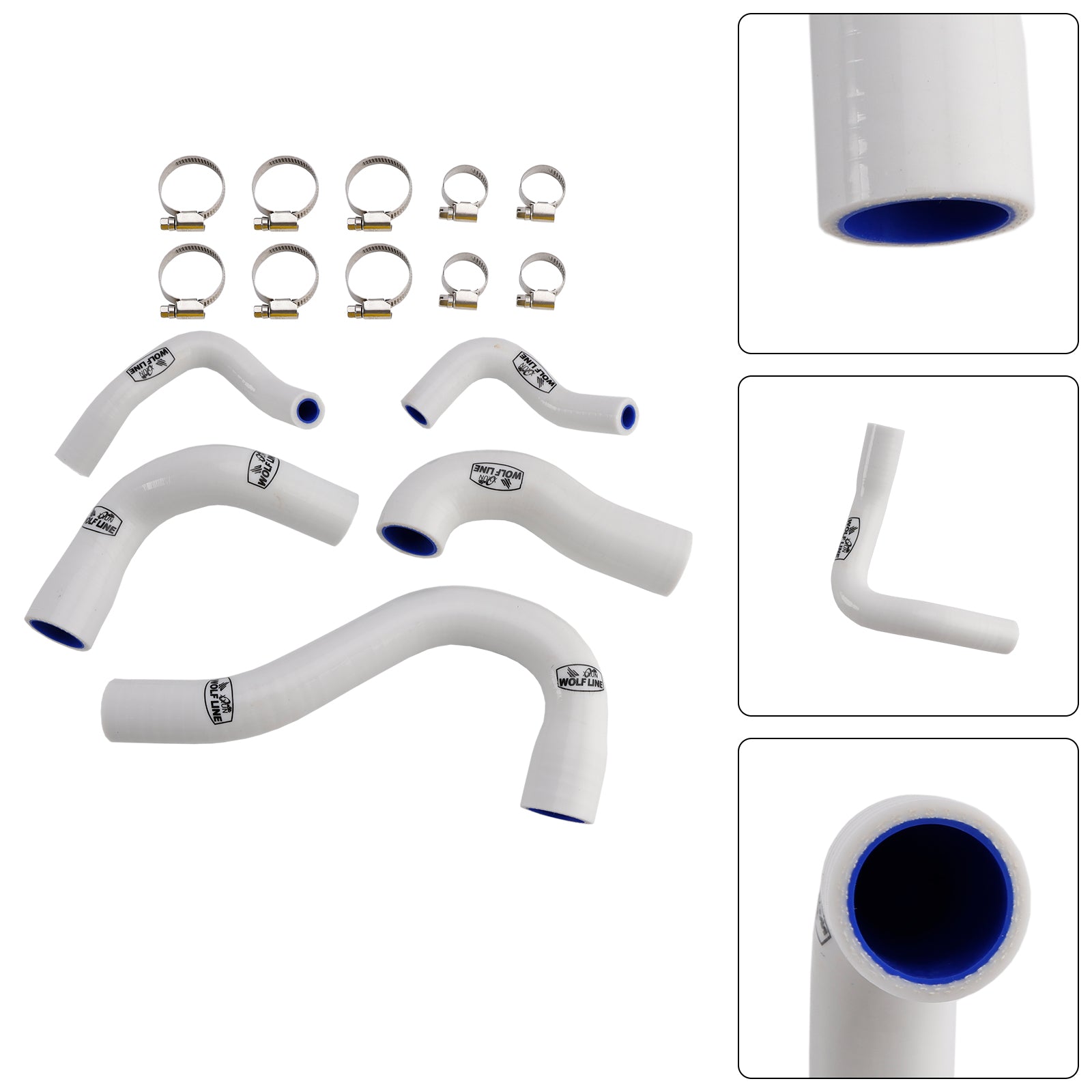 Alle jaren YAMAHA MT-09 XSR900 TRACER 9/GT SILICONEN RADIATOR KOELLANG SLAS