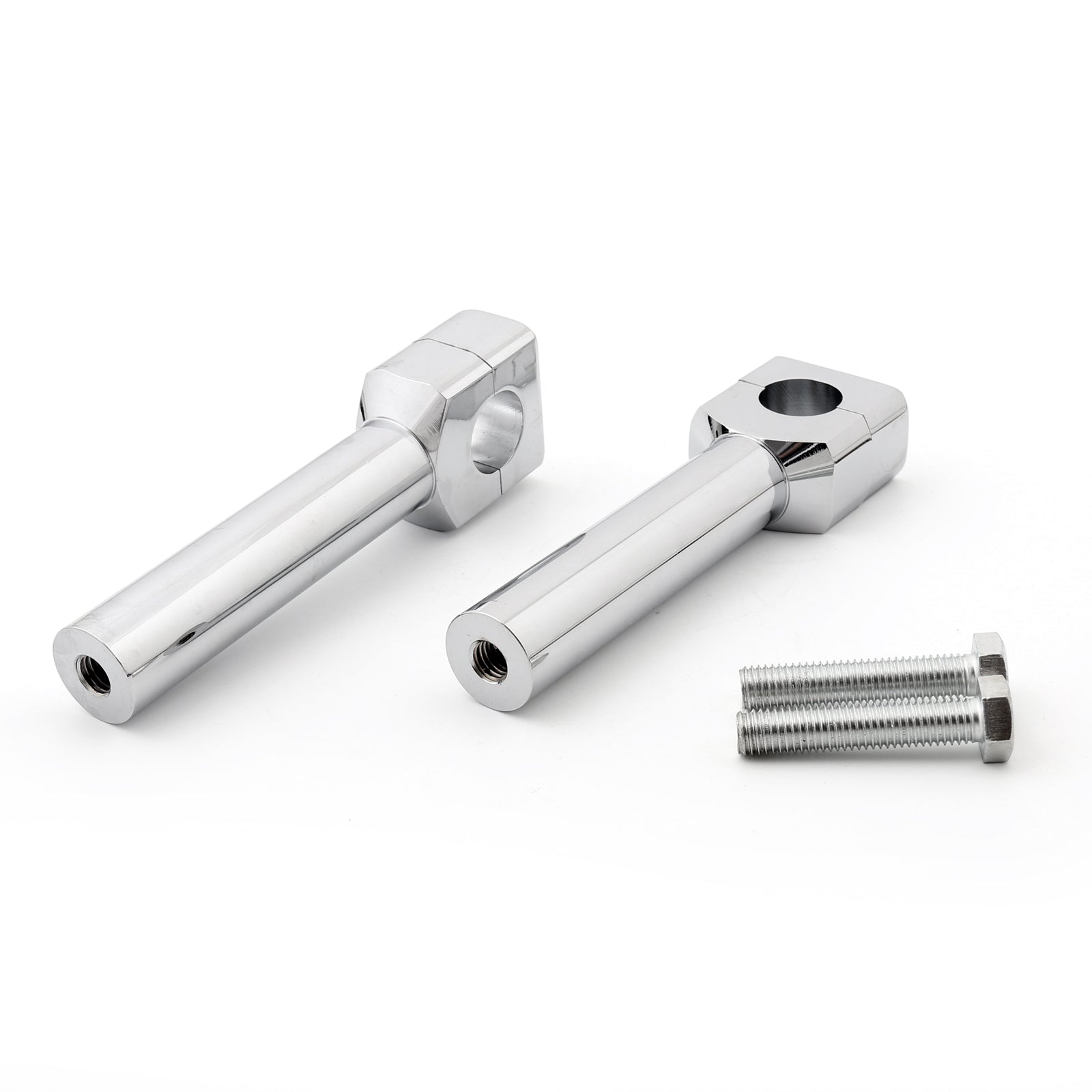 Juego de elevador de manillar de motocicleta de 6 "apto para barra cromada de 1"