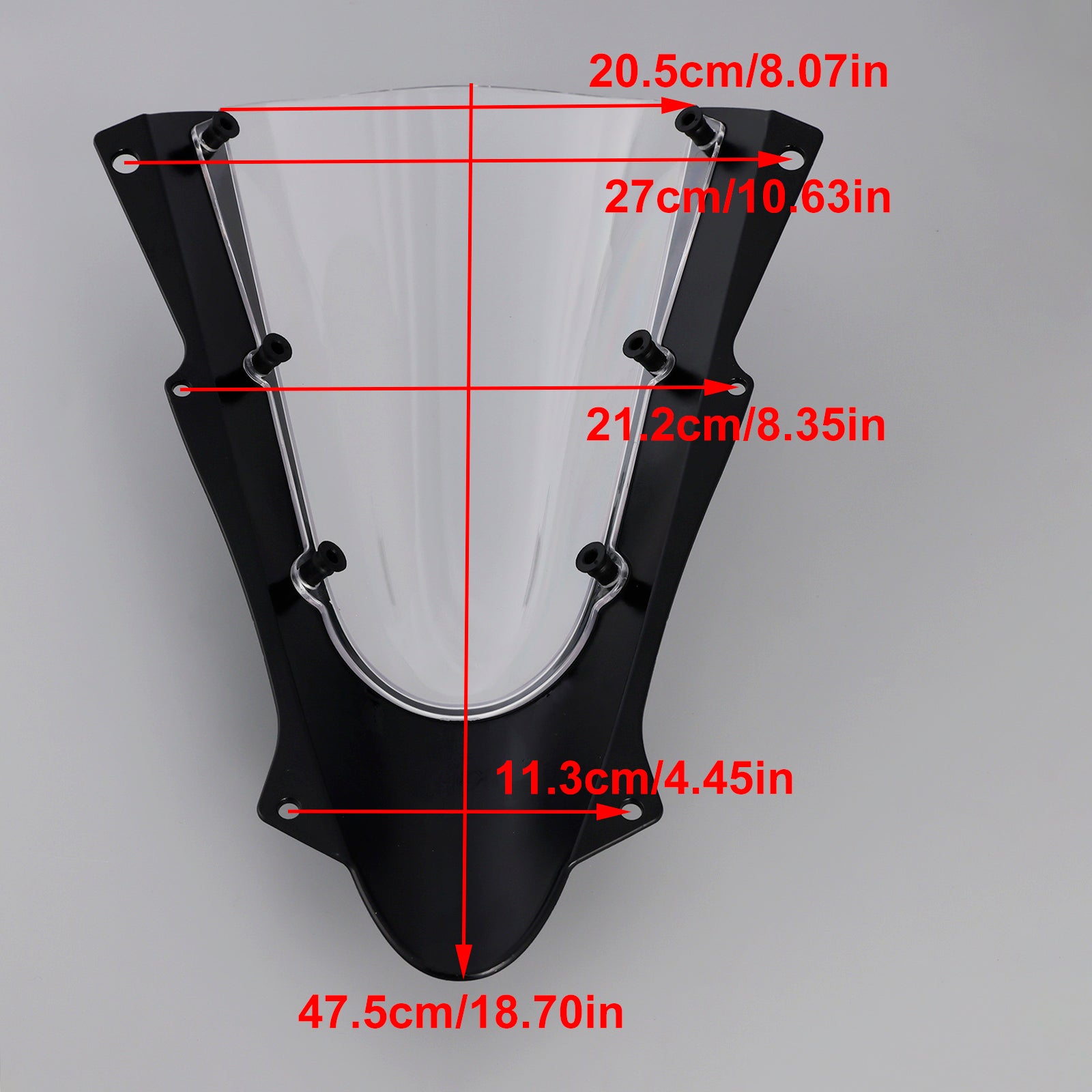 2023 Kawasaki ZX-4R ZX-4RR vindrutan vindruta
