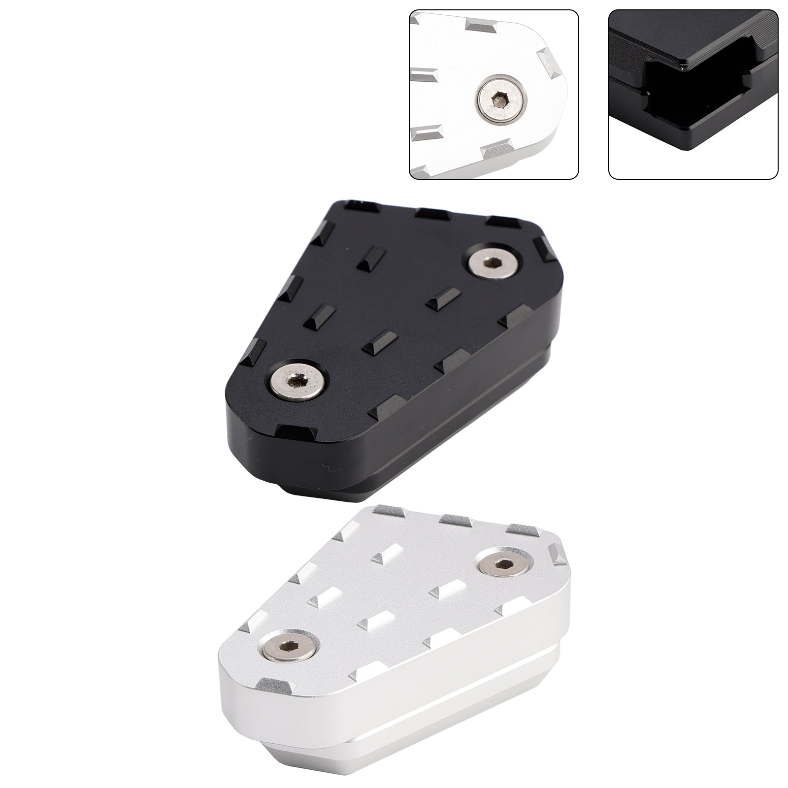 Multistrada 950 1200 1260 CNC Pédale de frein extension PEG PAD Silver