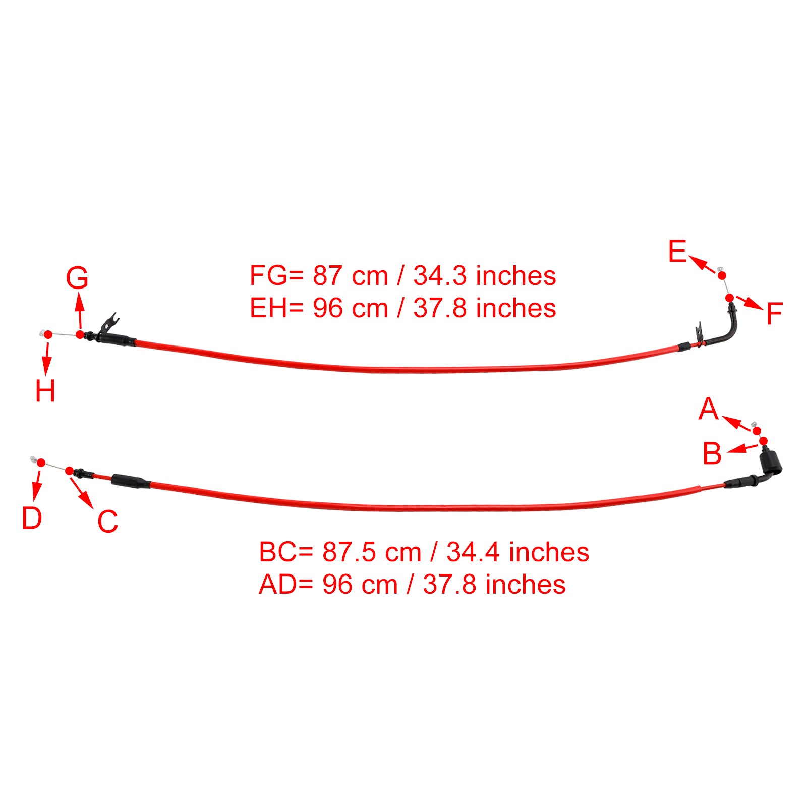 Suzuki GSXR1000 2017-2023 Throttle Cable Wire