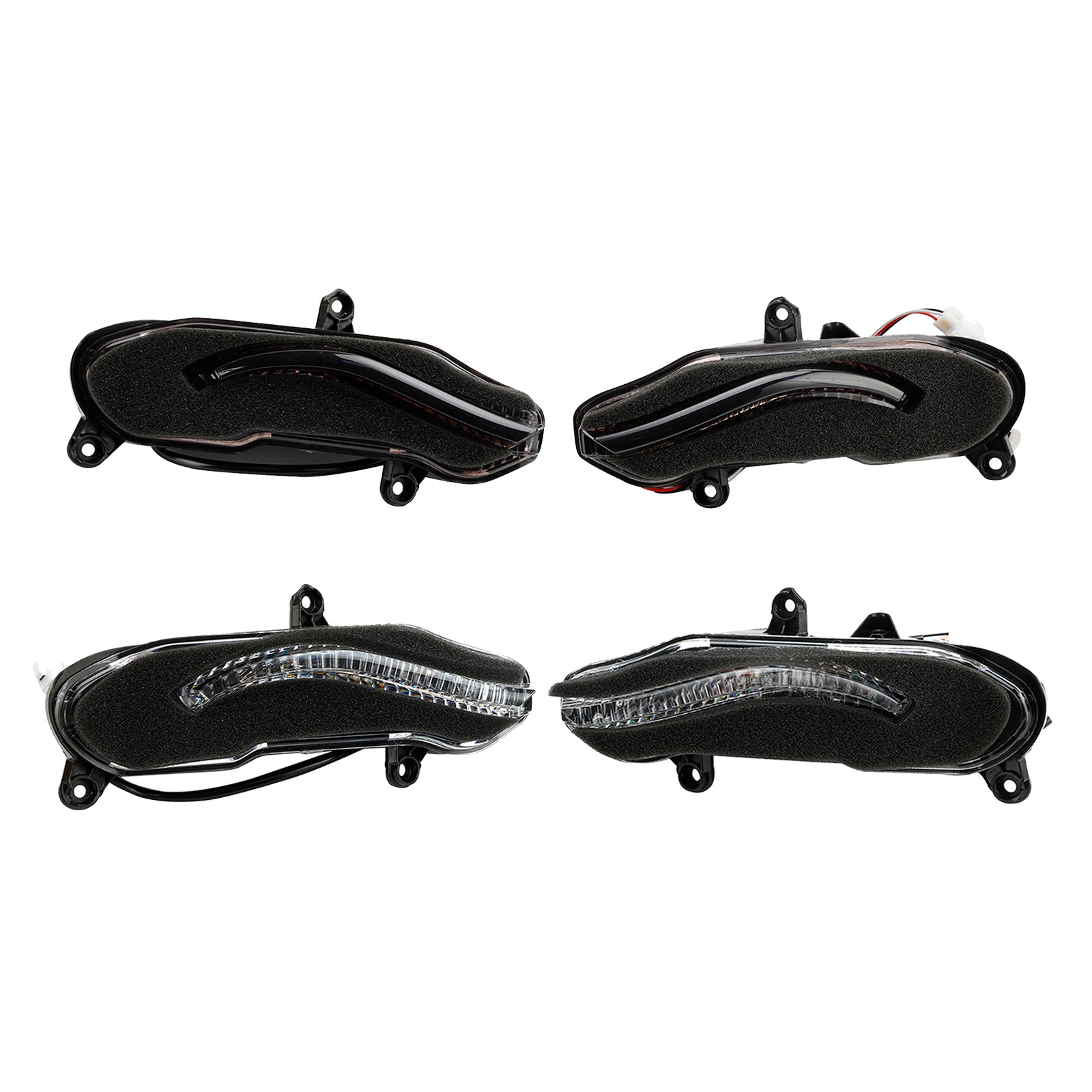 Plante du phare avant Protecteur LED pour Yamaha YZF-R6 YZF R6 2017 Smoke