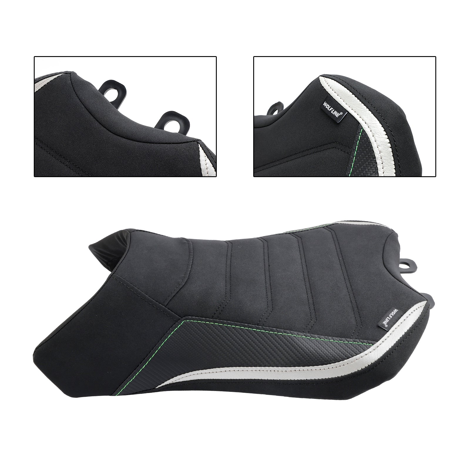 KAWASAKI Ninja 1000SX 22-23 Front Driver Raider Seat Pillion Saddle Green