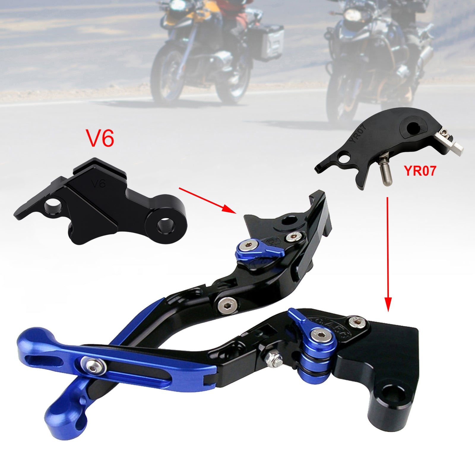 24-25 YAMAHA XSR900 XSR900GP MT-09 MT-09SP Adjustable Clutch Brake Lever