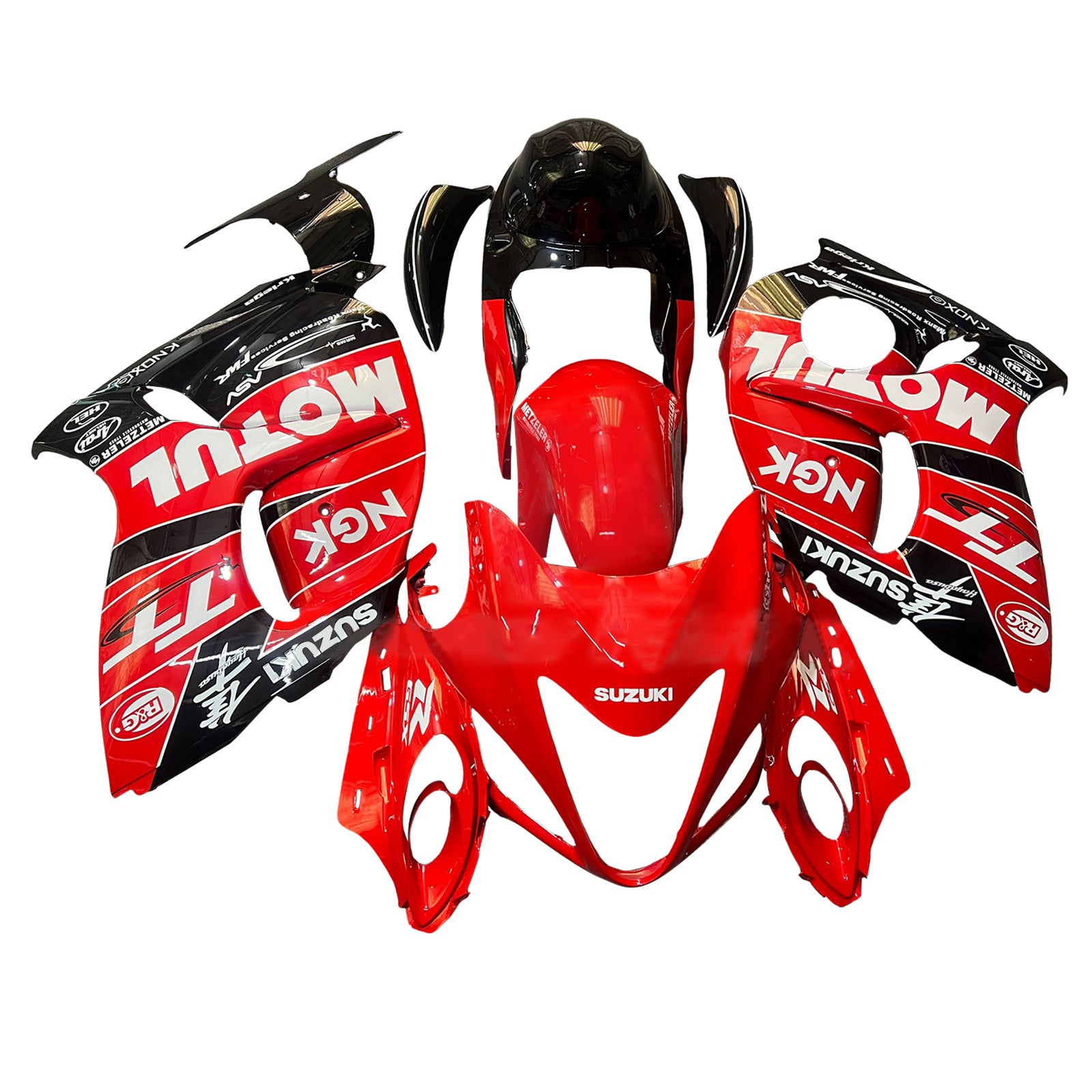 Amotopart 2008-2020 Suzuki Hayabusa GSX1300R Red Fairing Kit