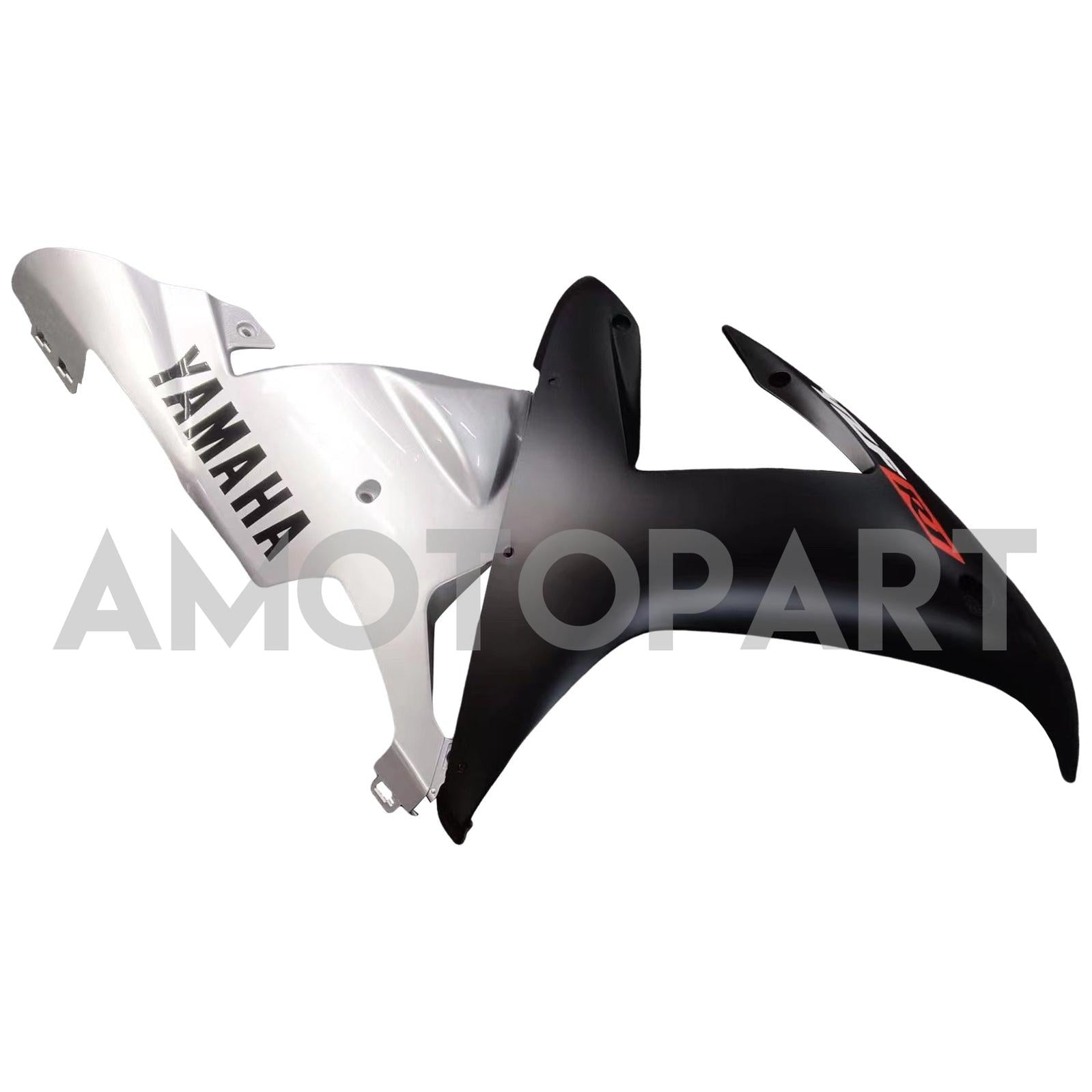 Amotopart 2002-2003 Yamaha YZF 1000 R1 Silver&Black Fairing Kit