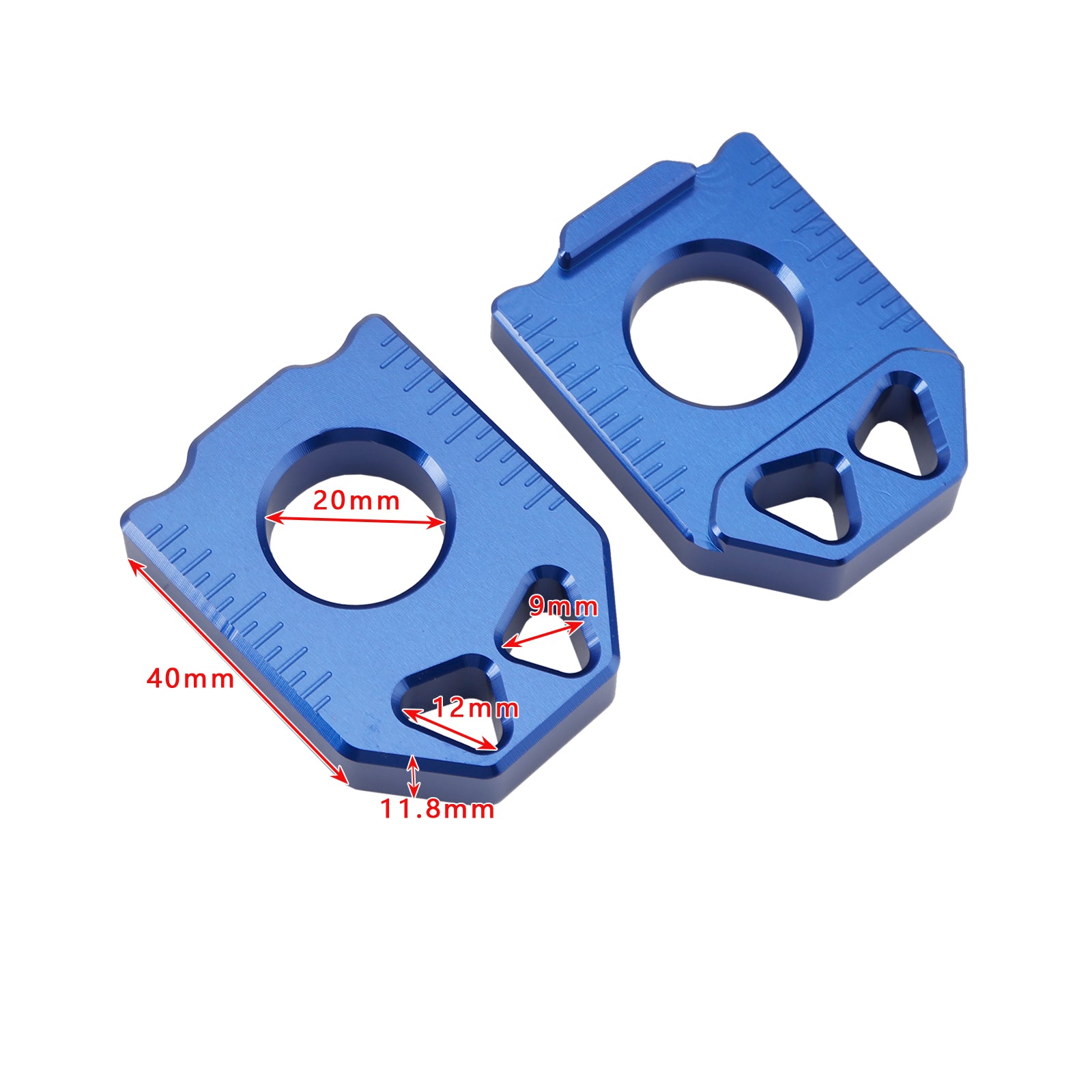 2005-2024 Suzuki DRZ400SM 400S 400E CNC Heckkettenanmeldeachse Block Blau