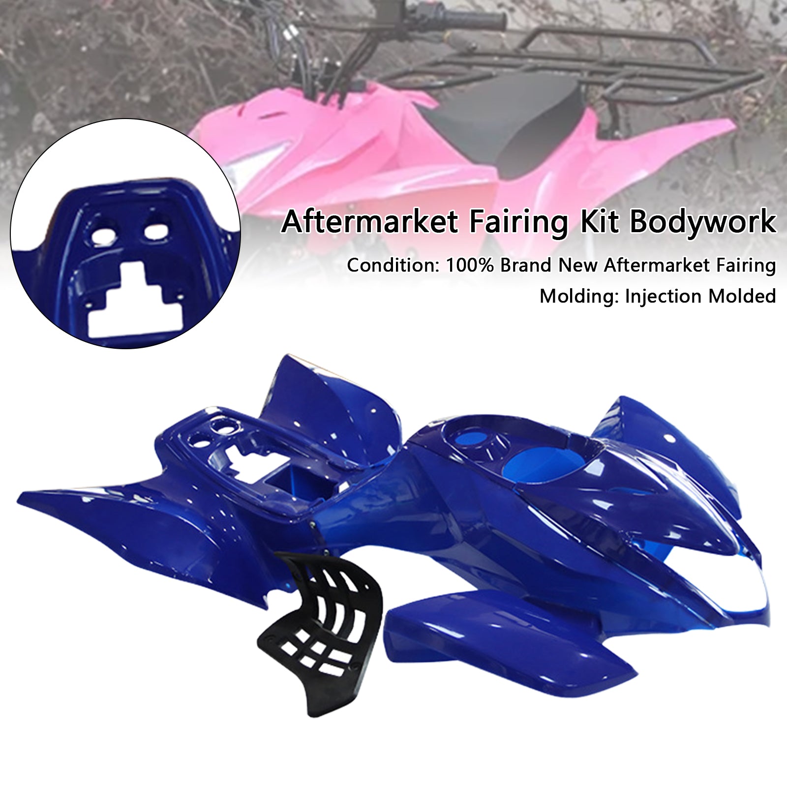 Amotopart for 110cc 125cc Quad Dirt Bike ATV 4 Wheelers Fairing Kit Collection