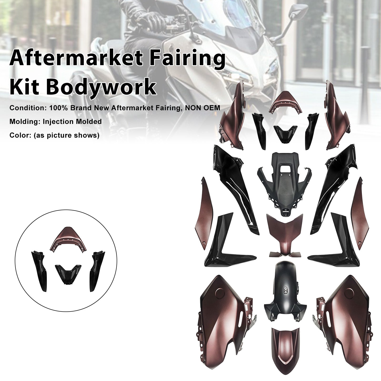 Amotopart 2025-2026 Yamaha TMAX560 Fairing Kit Collection