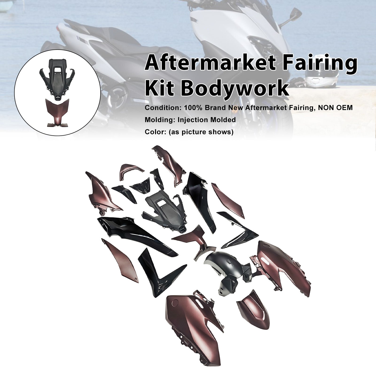 Amotopart 2025-2026 Yamaha TMAX560 Fairing Kit Collection
