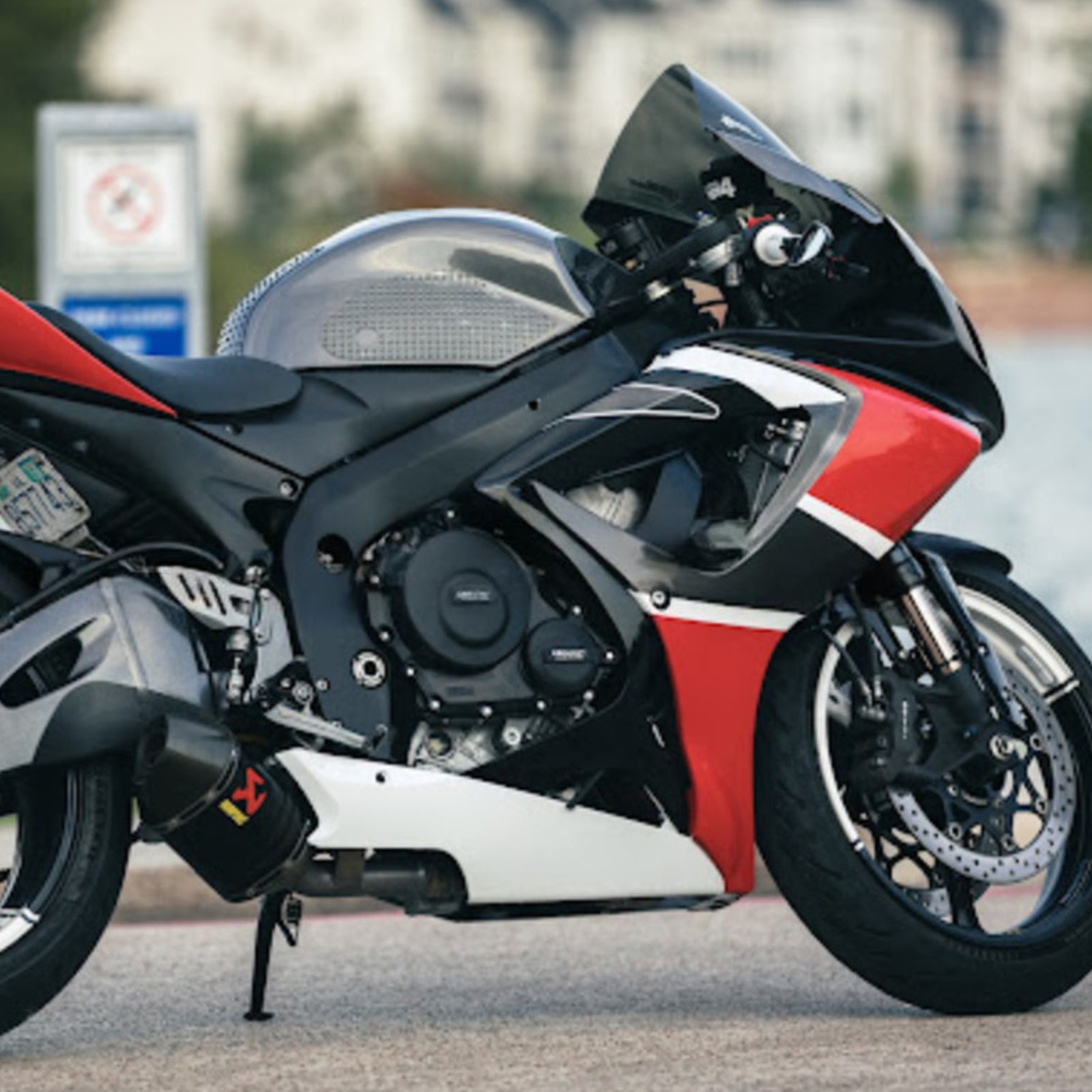 Amotopart 2006-2007 Suzuki GSXR 600/750 Black Red White Fairing Kit